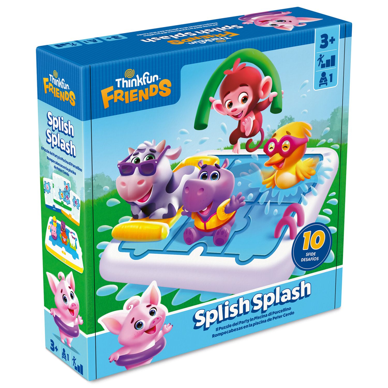Thinkfun 76657 - friends splish splash gioco da tavolo per bambini 3+ - RAVENSBURGER