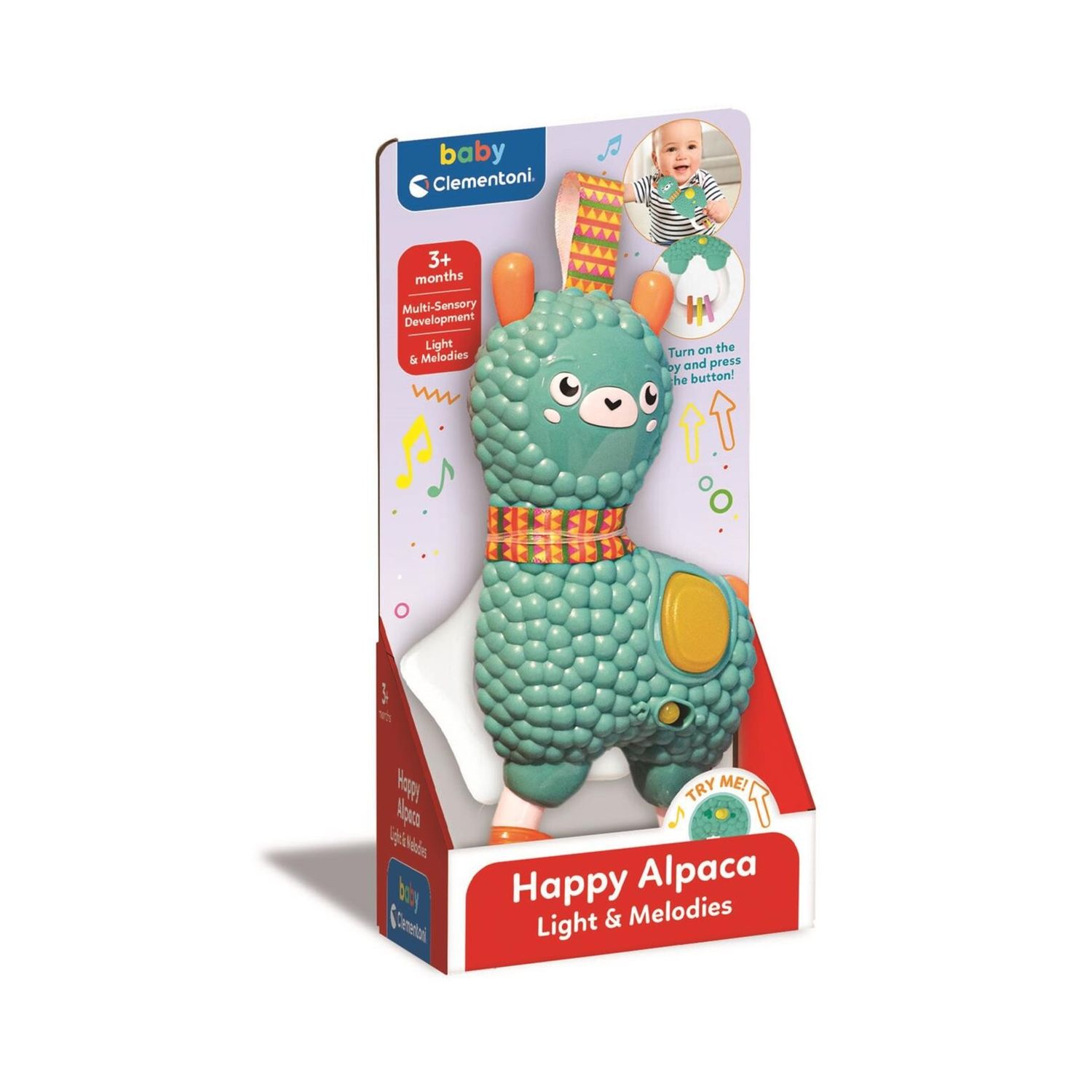 Clementoni - happy alpaca - light & melodies - 17505 - CLEMENTONI