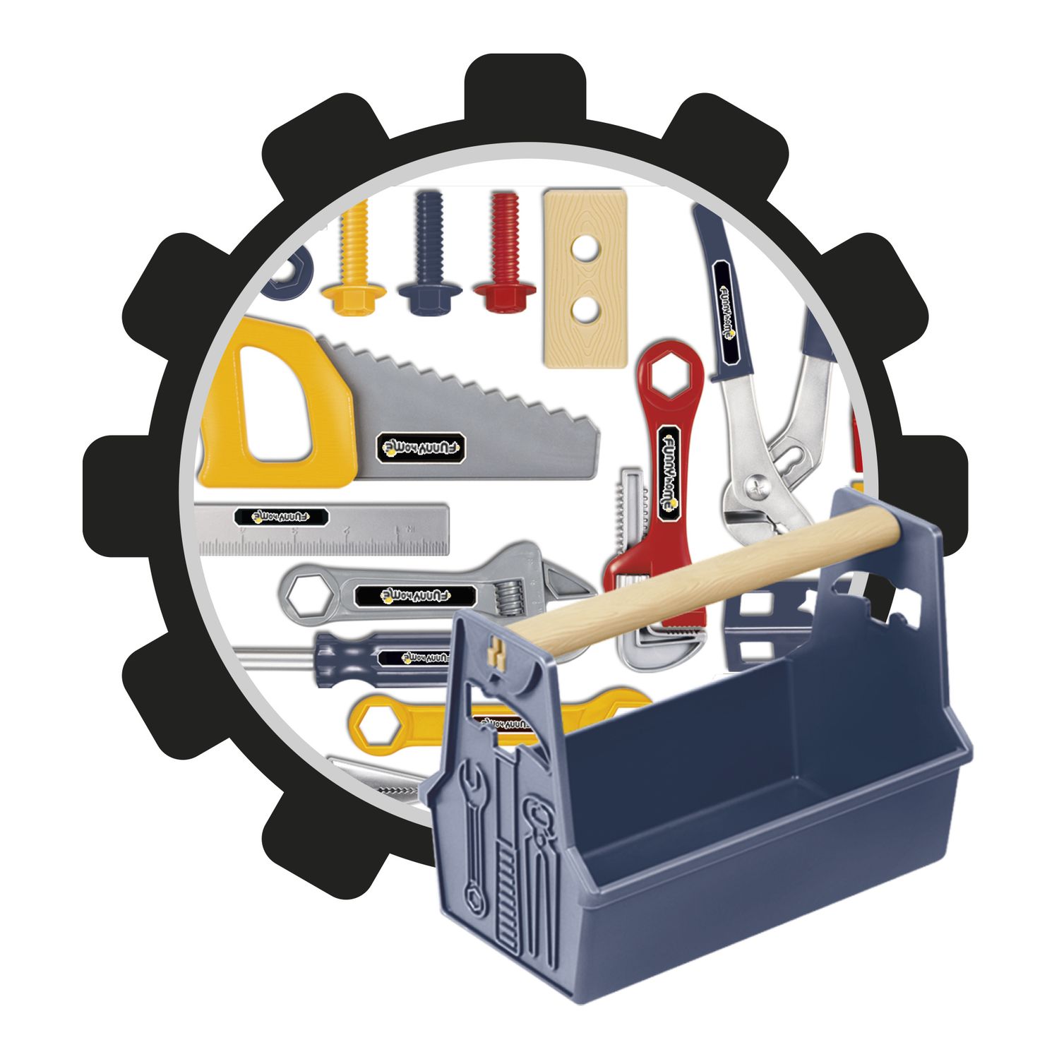 Cassetta degli attrezzi 22pcs - FUNNY HOME