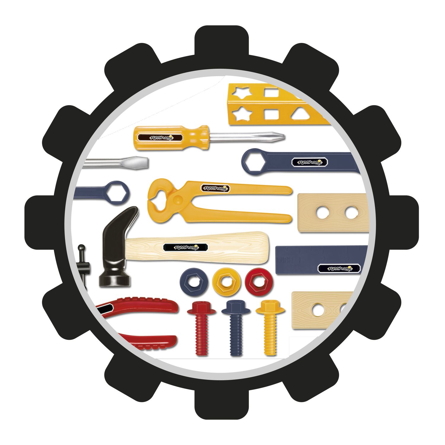 Cassetta degli attrezzi 22pcs - FUNNY HOME