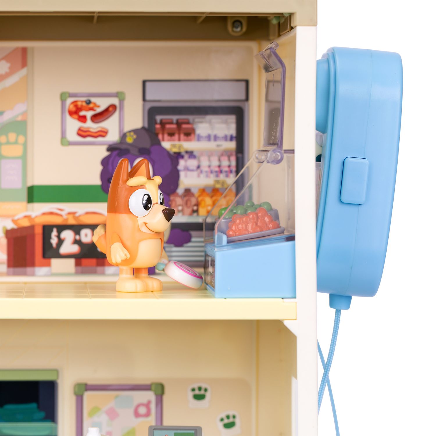 Bluey - il supermercato di bluey e bingo - tanti accessori e suoni - BLUEY