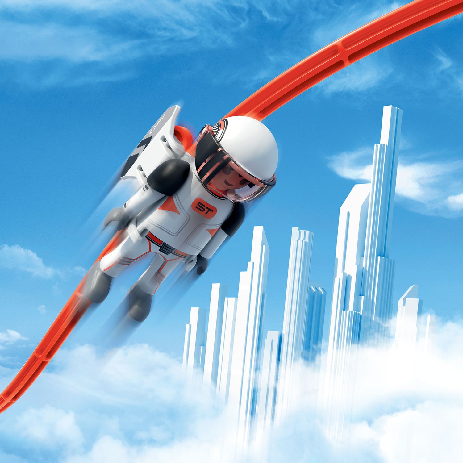 Sky trails 71976 sky rider per bambini dai 7 anni in su - Playmobil