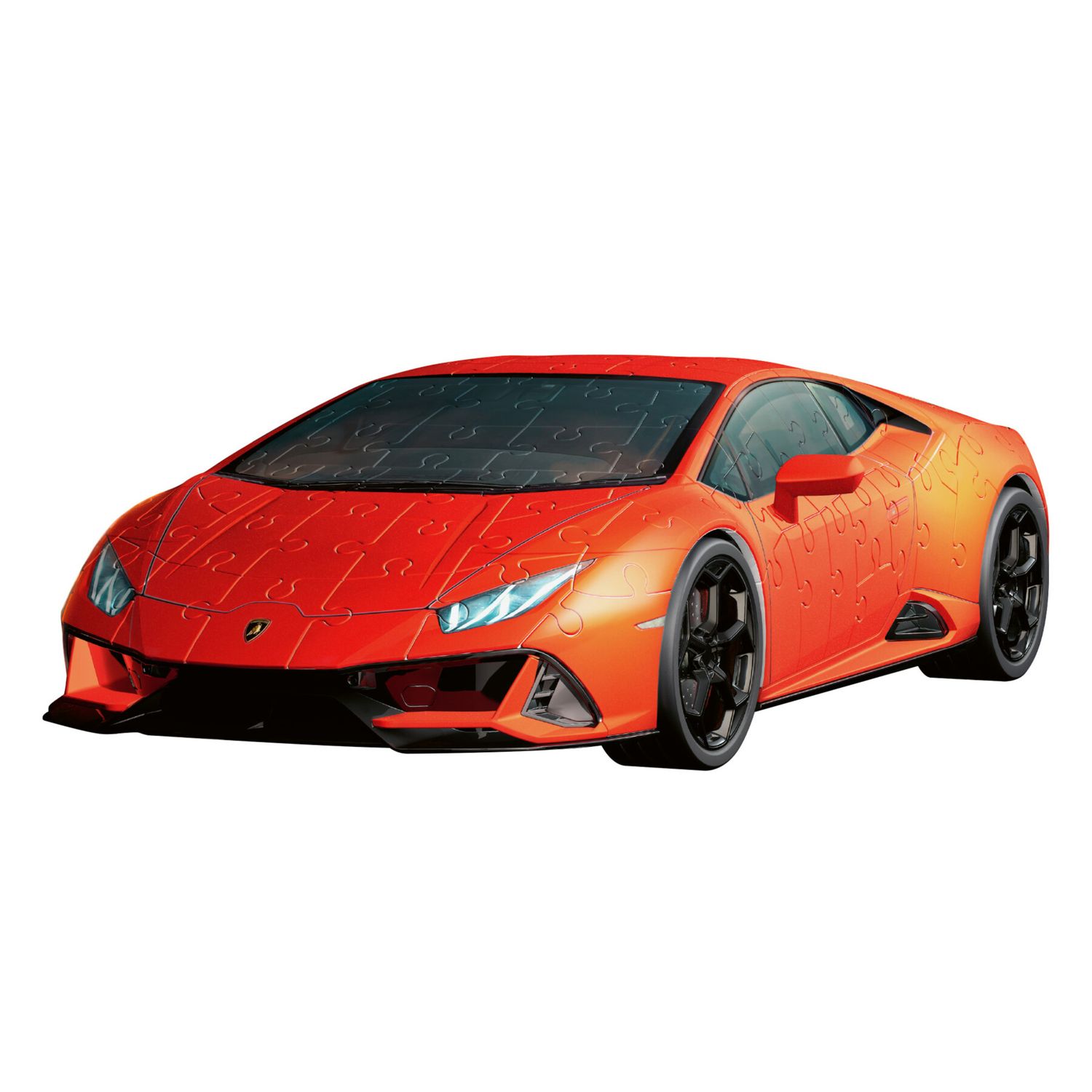 Ravensburger - 3d puzzle lamborghini huracán evo arancione, 108 pezzi, 8+ anni - RAVENSBURGER, RAVENSBURGER 3D PUZZLE