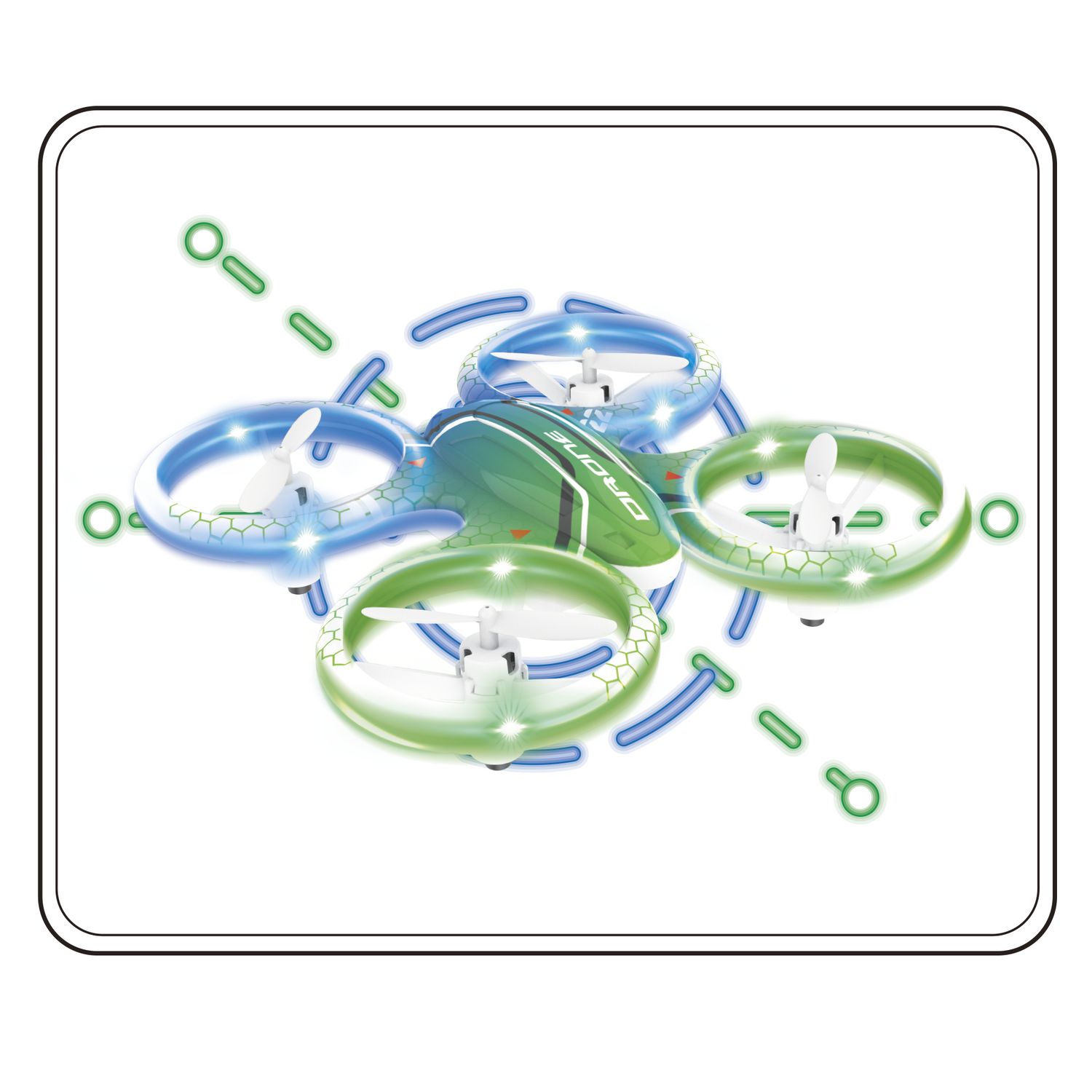 Glow drone compatto - drone led con funzioni smart - MOTOR & CO R/C