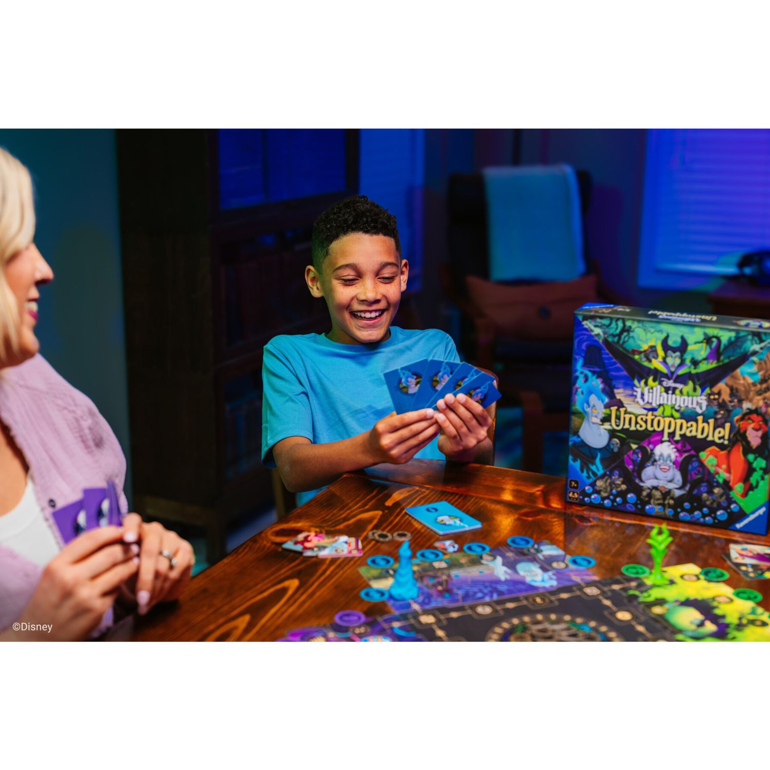 Ravensburger 24694 - disney villainous unstoppable! gioco da tavolo famiglia - Disney