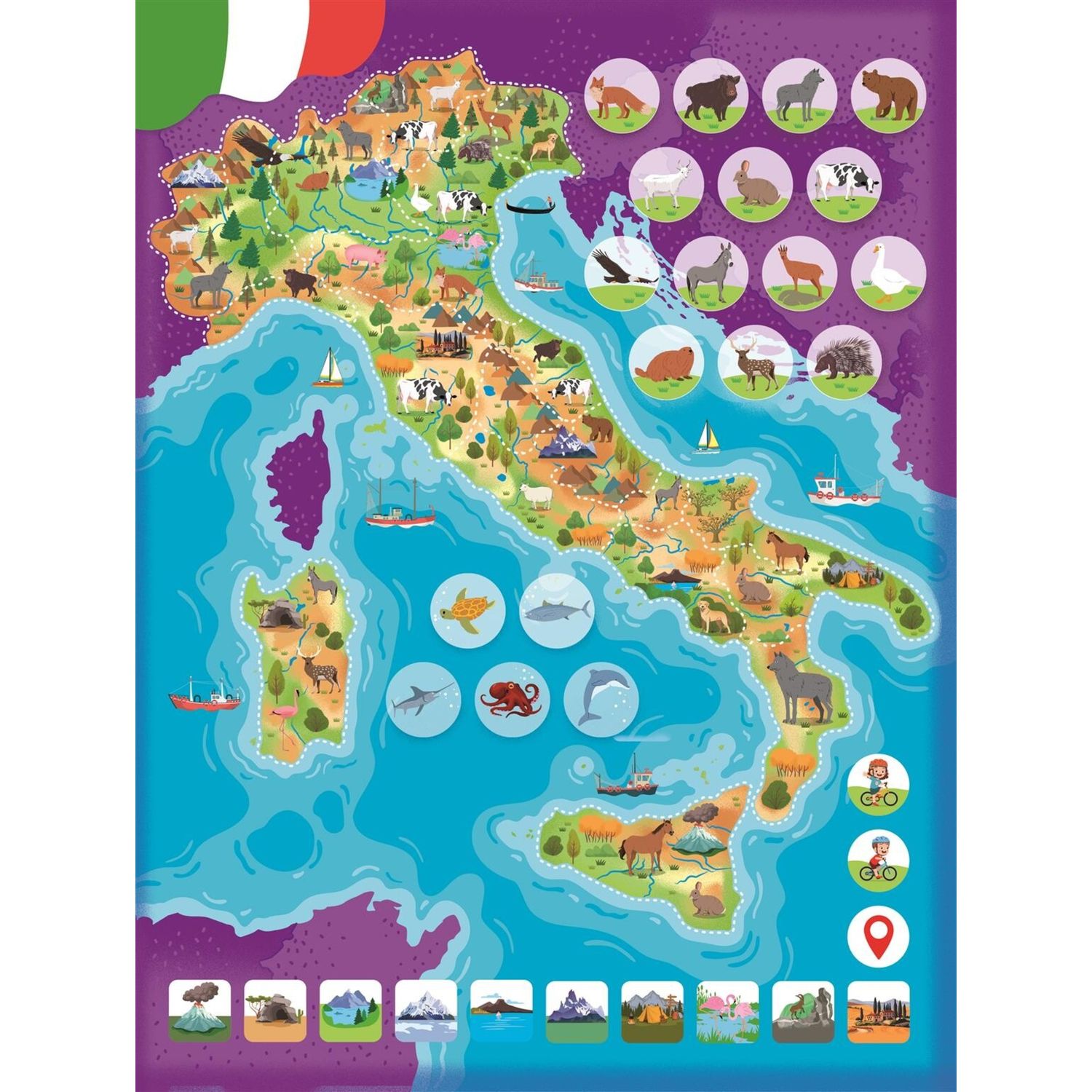 Clementoni - italia magnetica  - 16690 - CLEMENTONI, SAPIENTINO