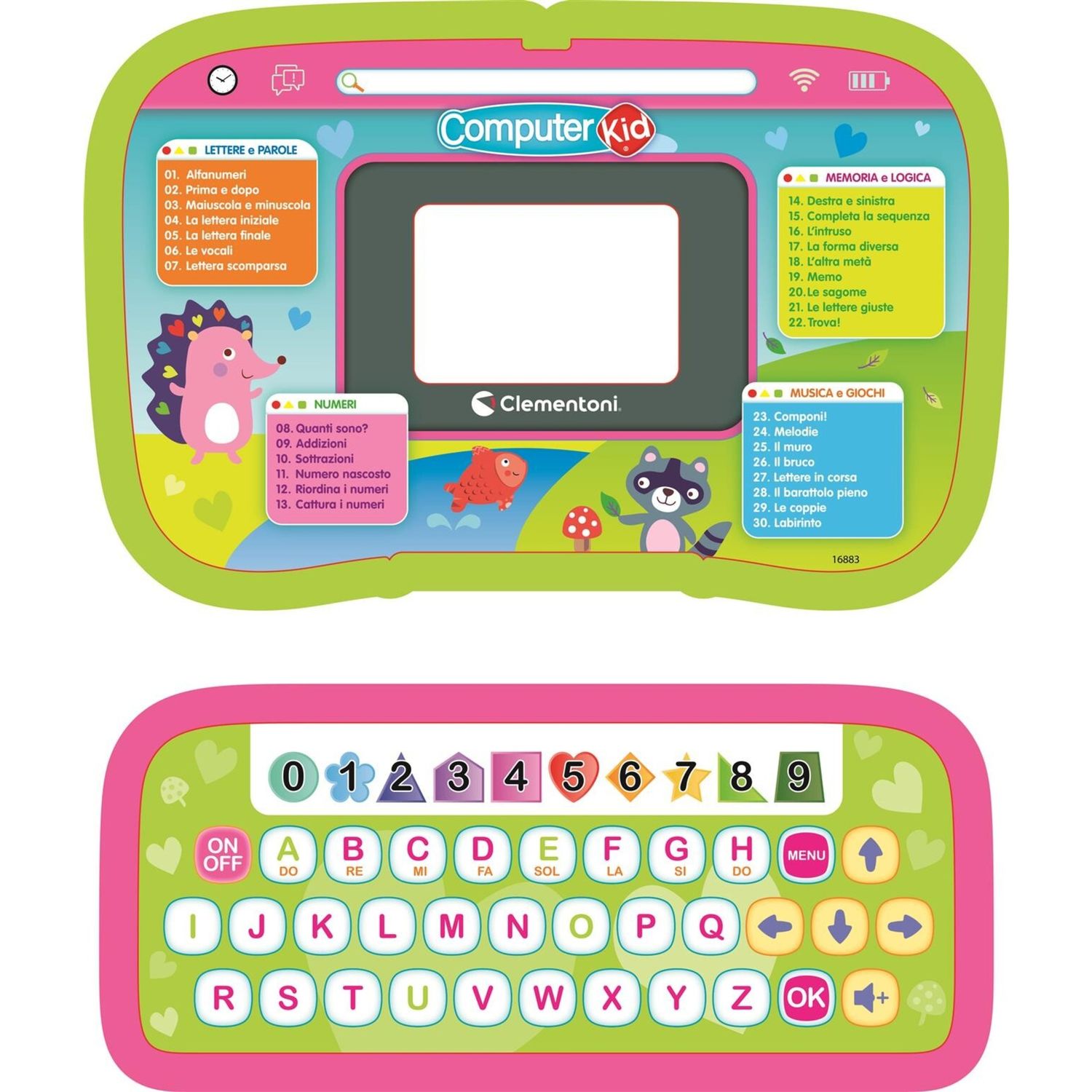 Clementoni - smart start laptop - pink - 16883 - SAPIENTINO