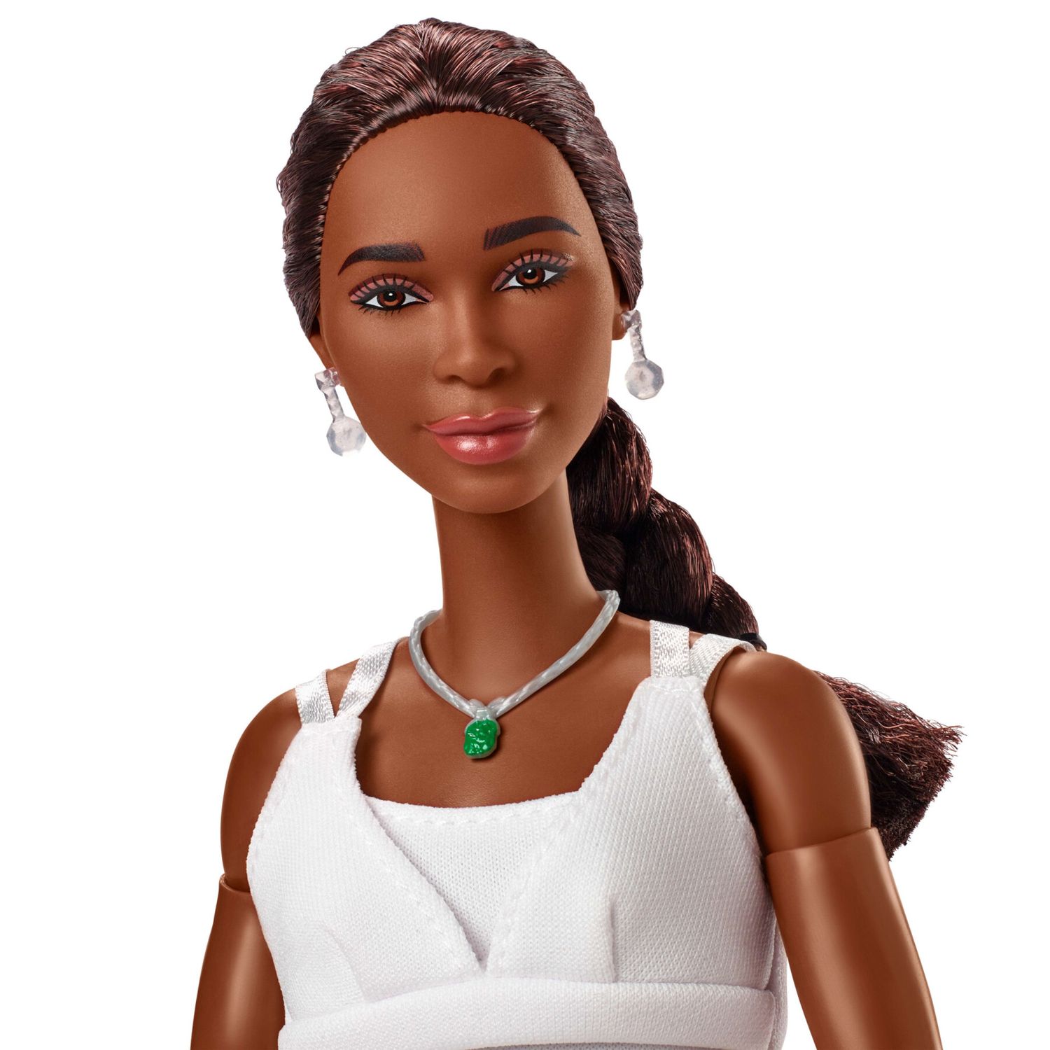 Barbie signature - venus williams serie inspiring women, bambola da collezione con completo da tennis e racchetta inclusa - Barbie