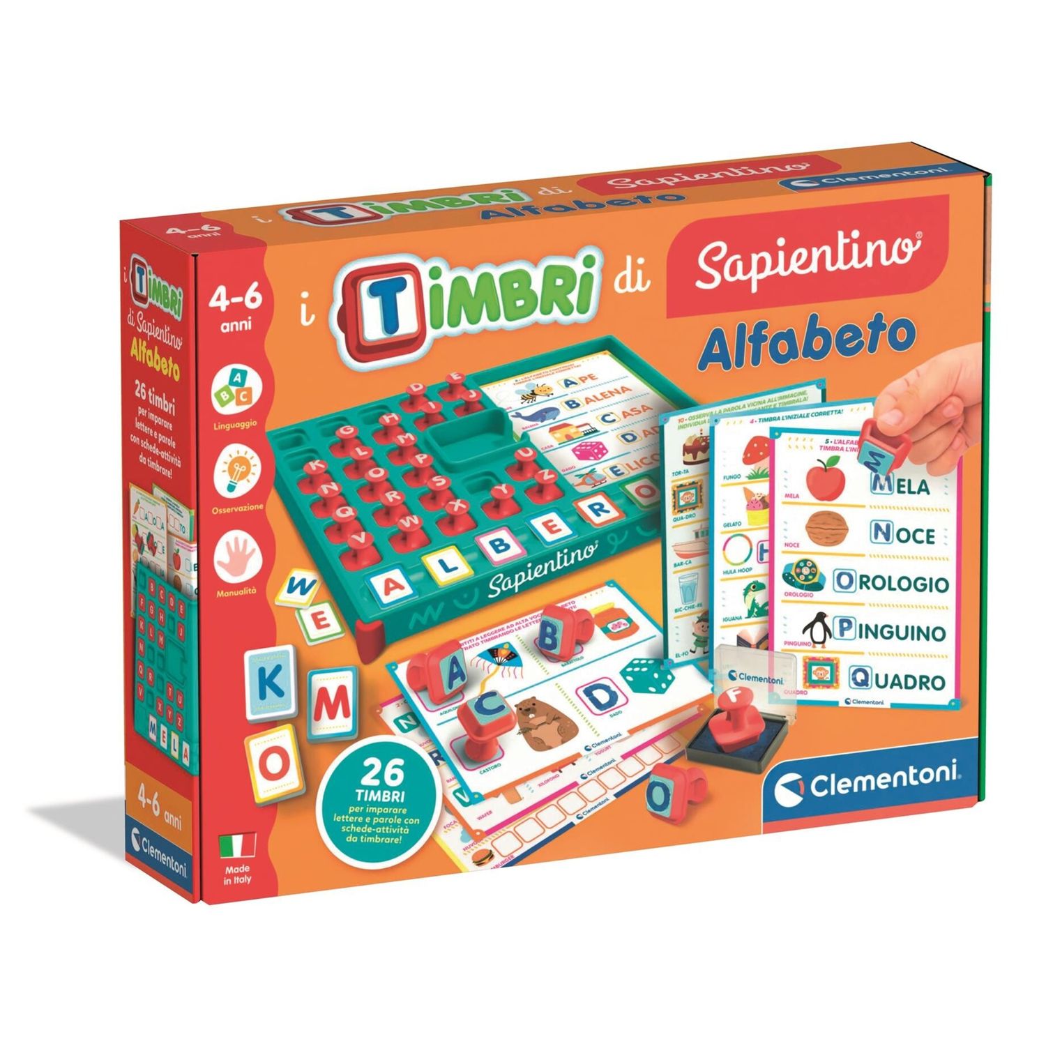 Clementoni - timbri dalla a alla z - 16693 - CLEMENTONI, SAPIENTINO