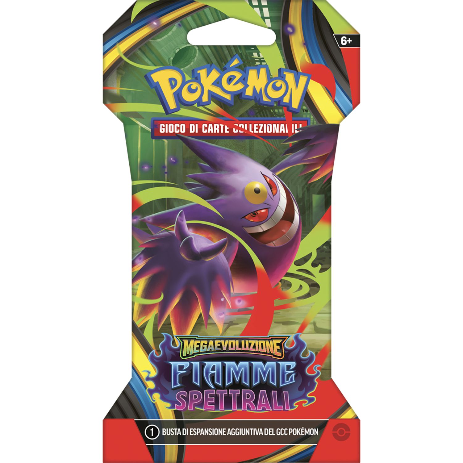 Pokémon megaevoluzione - fiamme spettrali in paper sleeve assortito - POKEMON