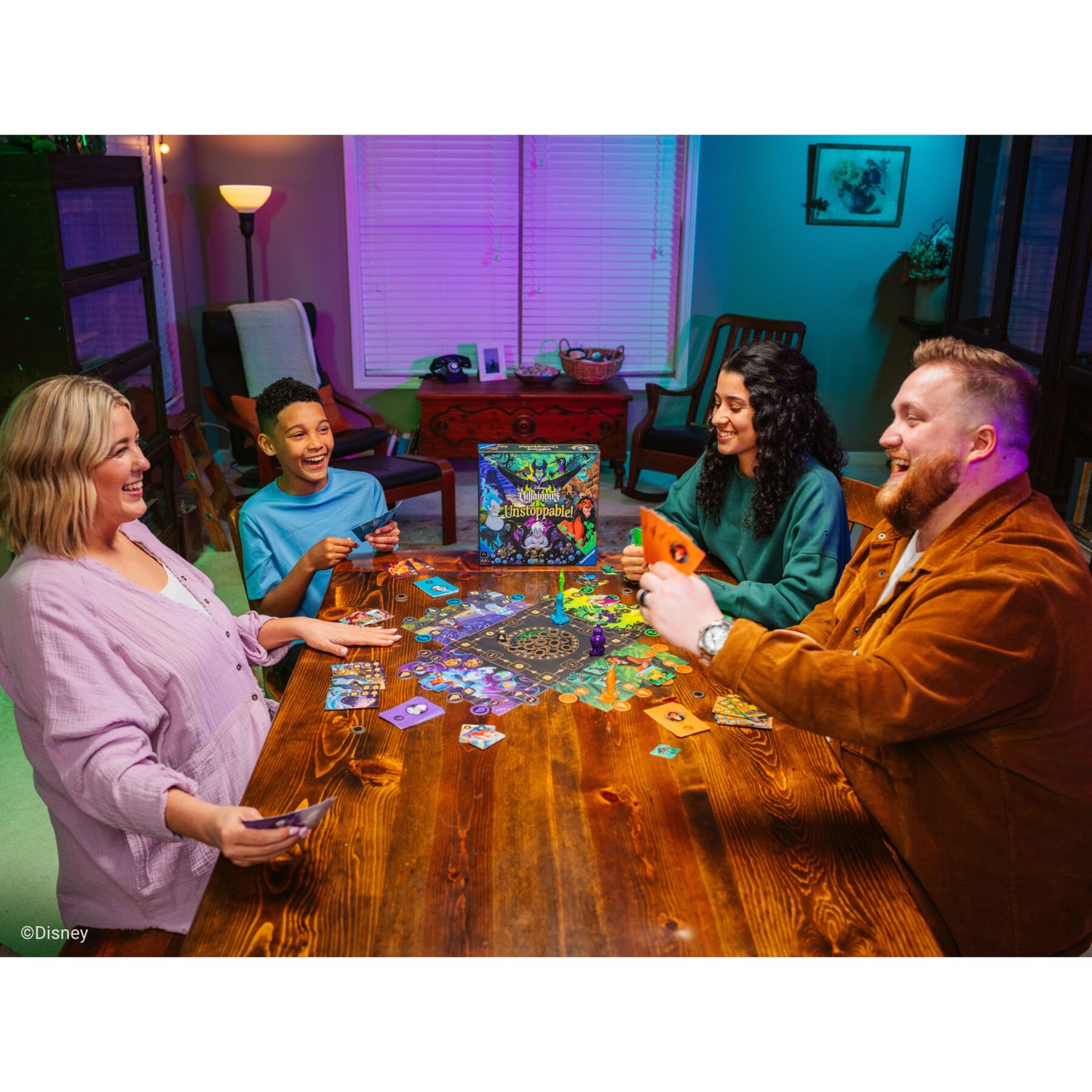 Ravensburger 24694 - disney villainous unstoppable! gioco da tavolo famiglia - Disney