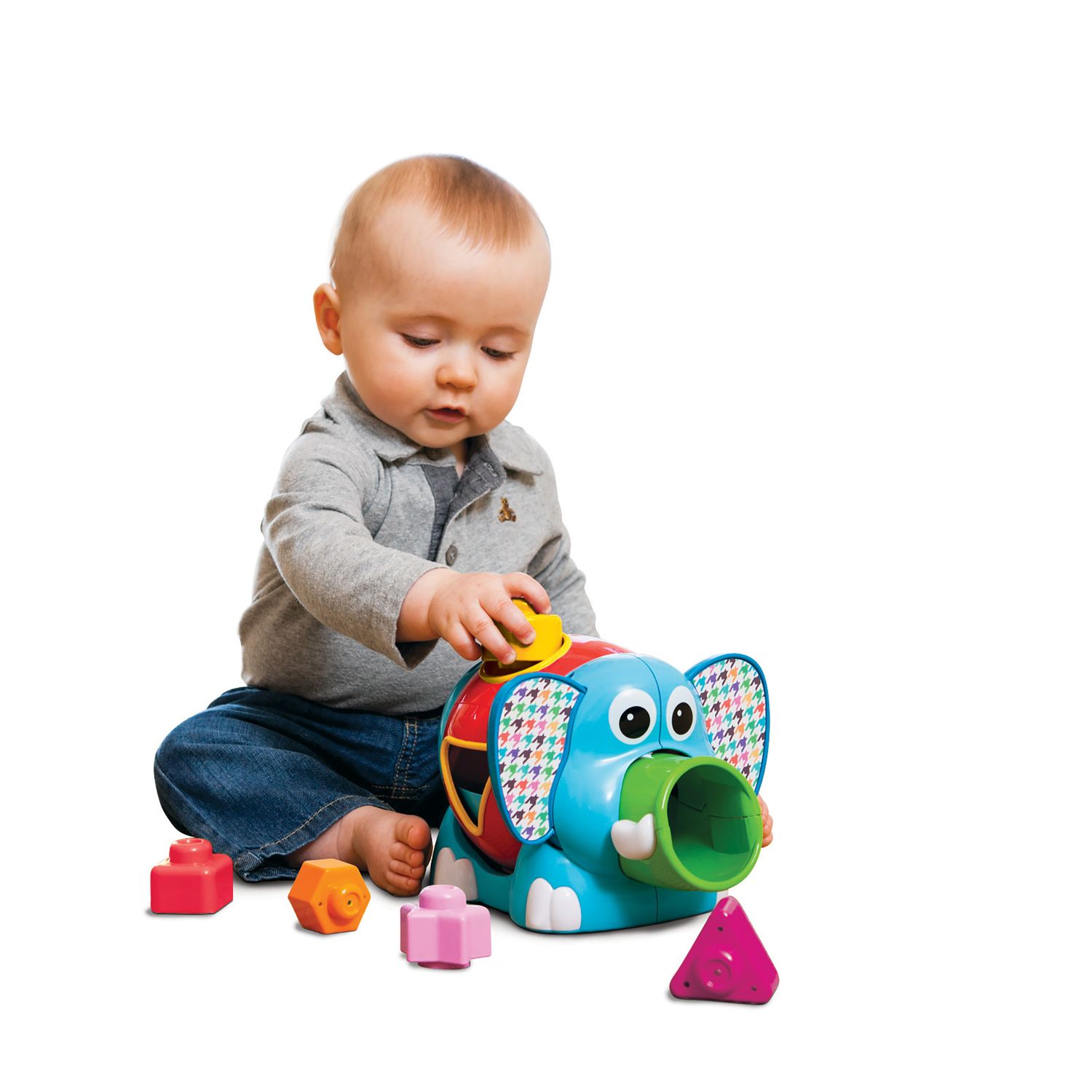Elefantino tante forme - colori, forme e motricità per bambini - 12m+ - B-KIDS