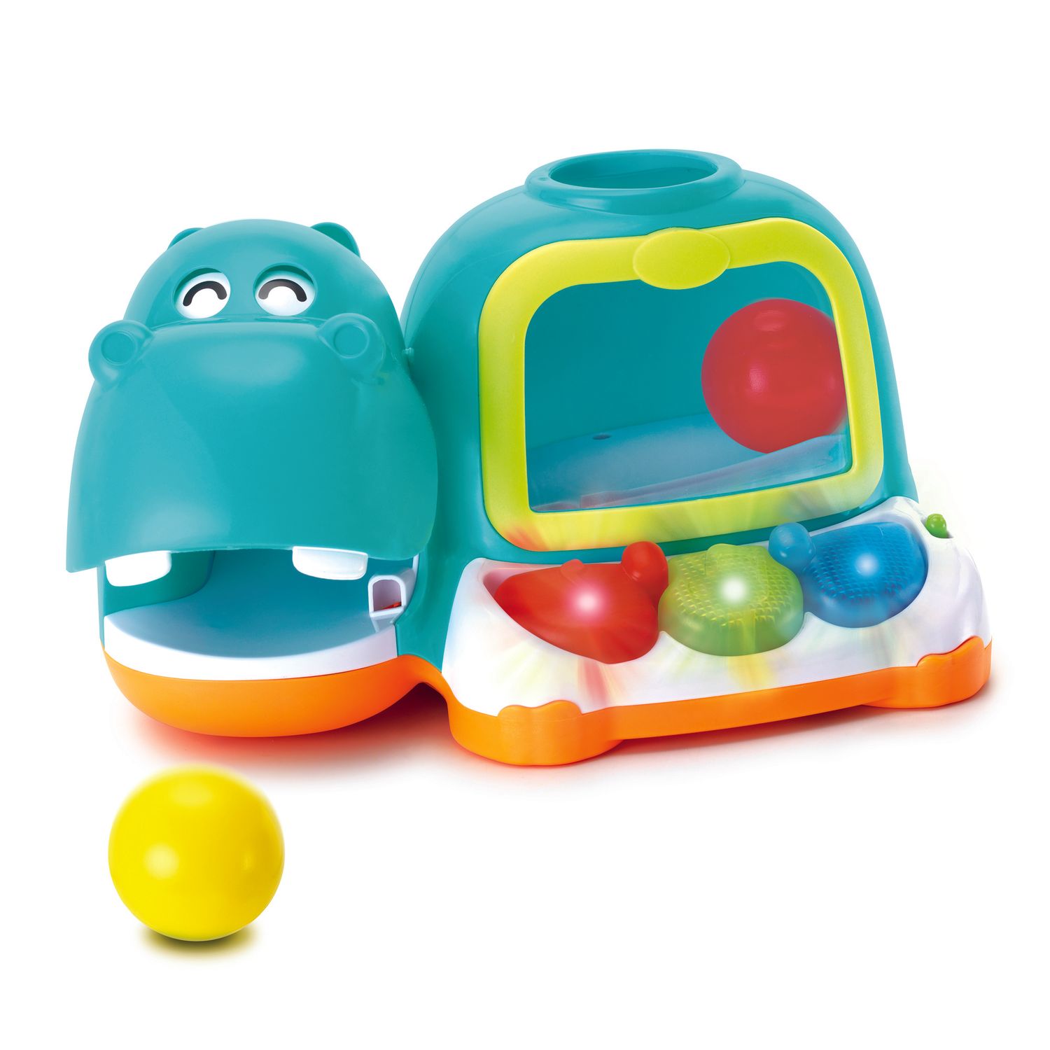 Hippo-poppin’ piano pal - ippopotamo musicale con palline e luci - 12m+ - INFANTINO