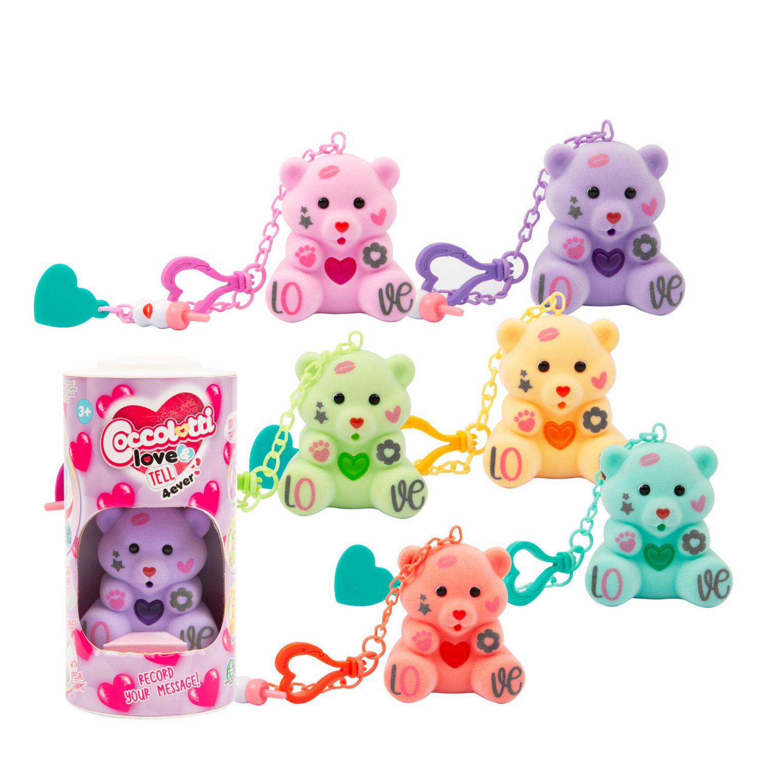 Coccolotti love&tell 4ever: registra messaggi, 6 colori pastello, charm rari e messaggio a sorpresa! - COCCOLOTTI, GIOCHI PREZIOSI