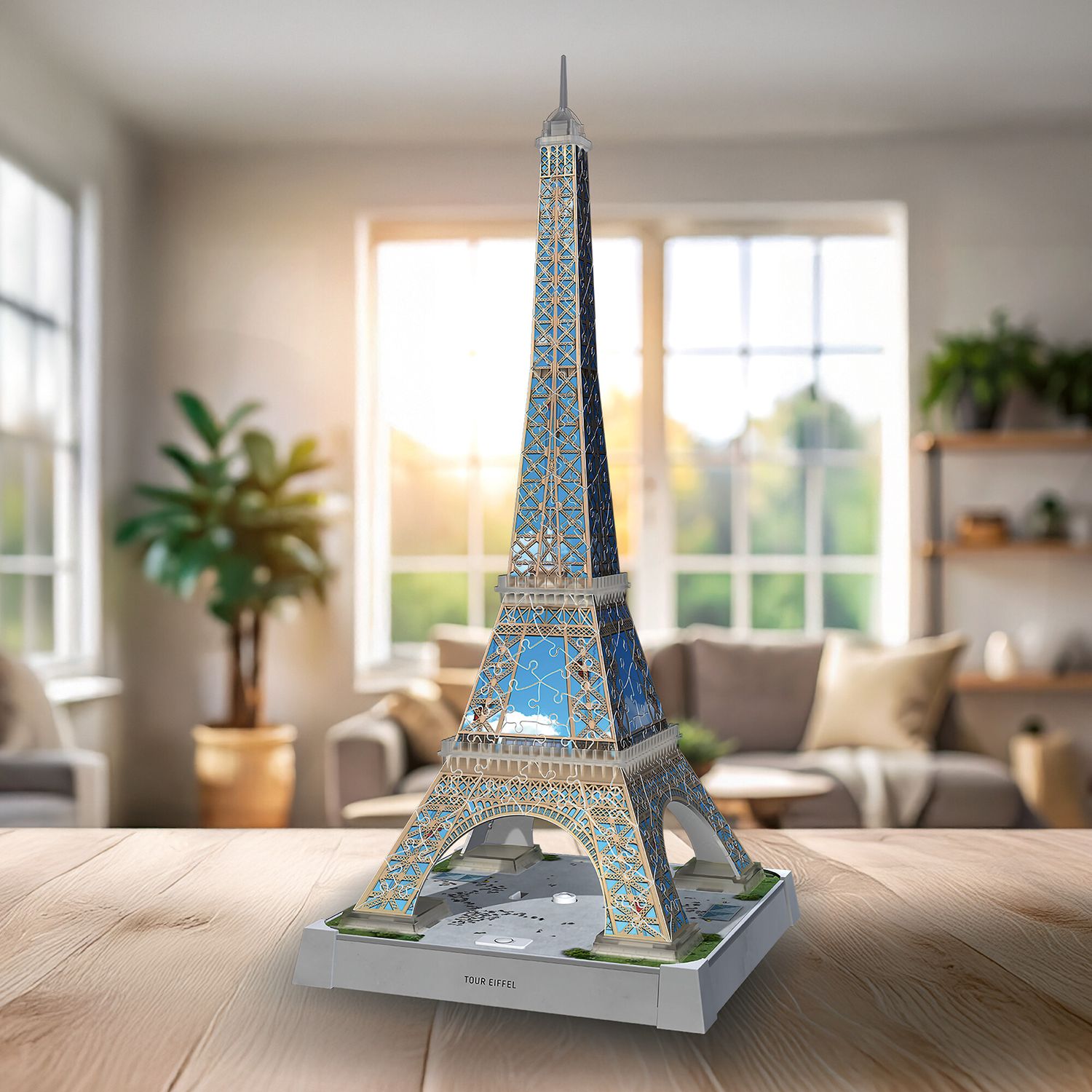 Ravensburger - puzzle 3d iconics: tour eiffel - con luce - RAVENSBURGER 3D PUZZLE