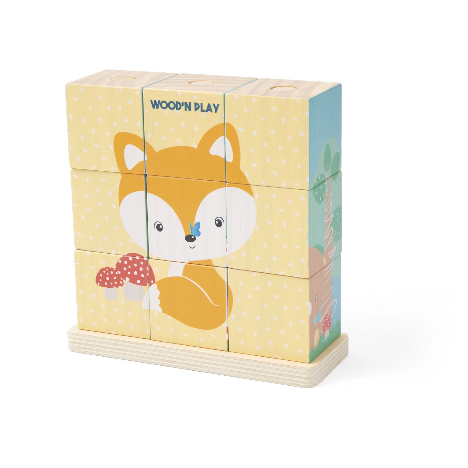 Puzzle a cubi - WOOD 'N' PLAY