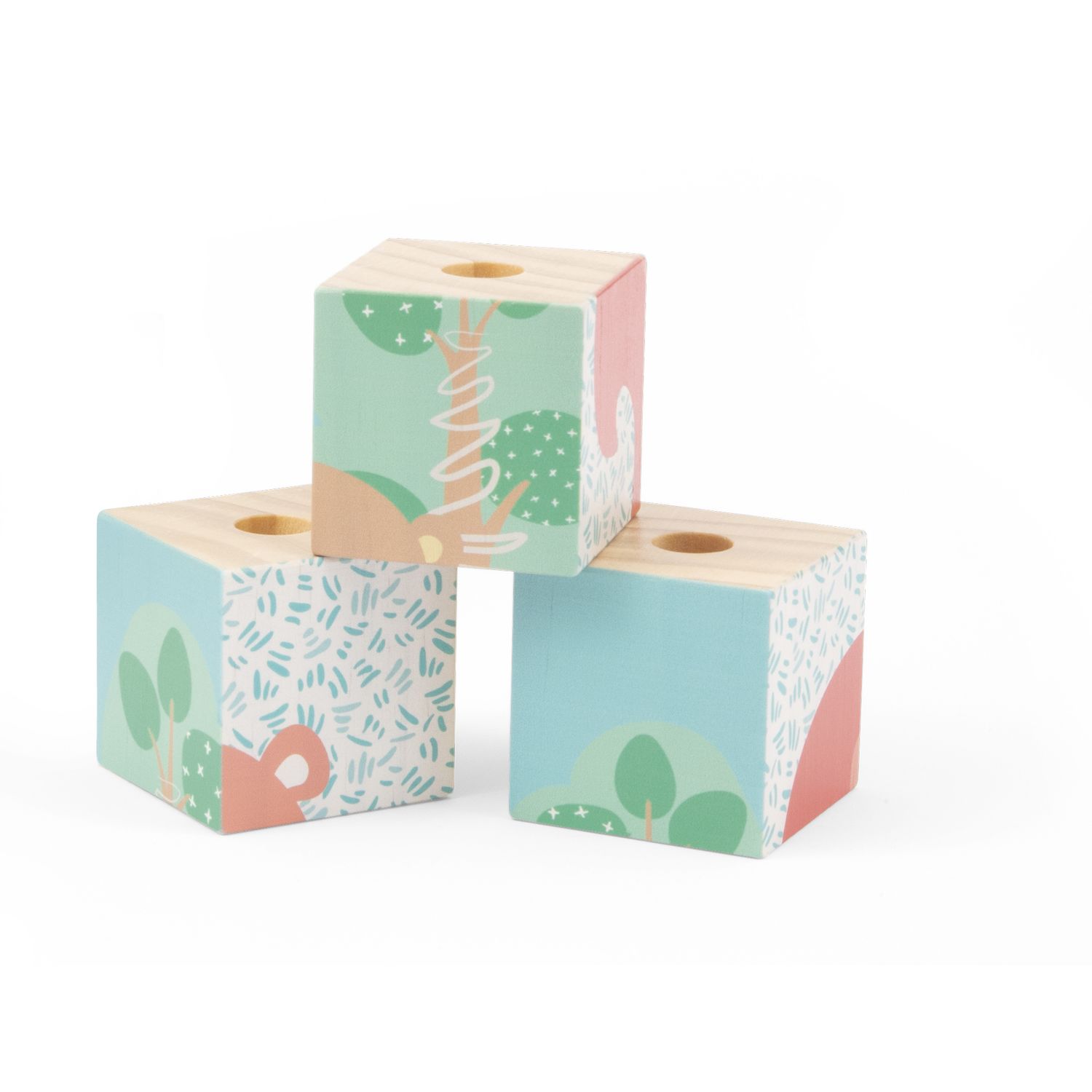 Puzzle a cubi - WOOD 'N' PLAY