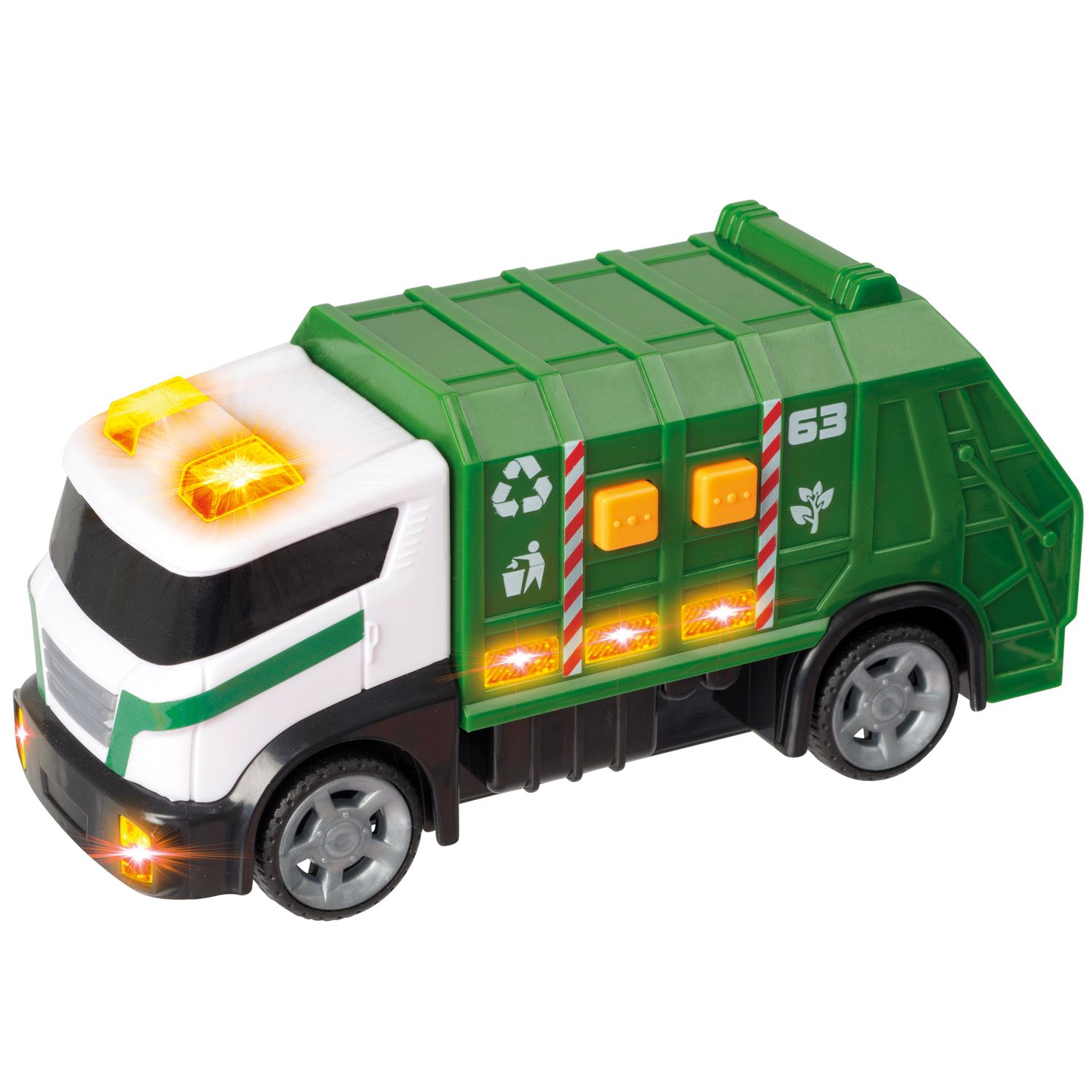 Mini veicoli emergenza con luci e suoni - camion ed elicottero assortito - 