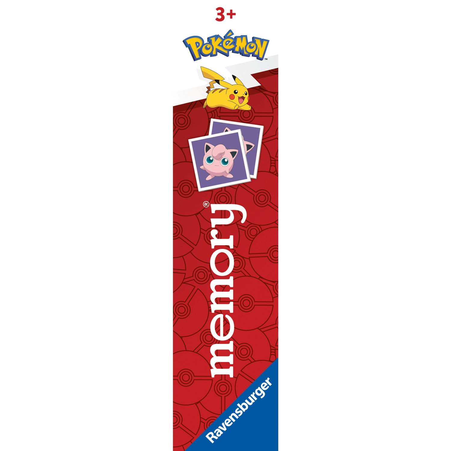 Ravensburger 24853 memory® pokémon - il famosissimo gioco di memoria con 32 coppie di carte, per 2-8 fan dei pokémon dai 3 anni in su - POKEMON