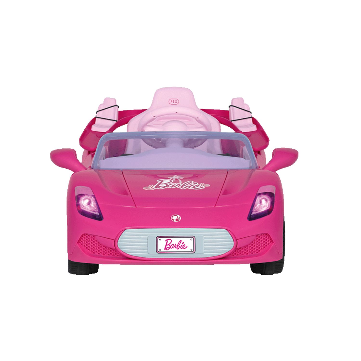 Barbie - veicolo elettrico radiocomando con luci, suoni e 2 sedili - Peg Perego