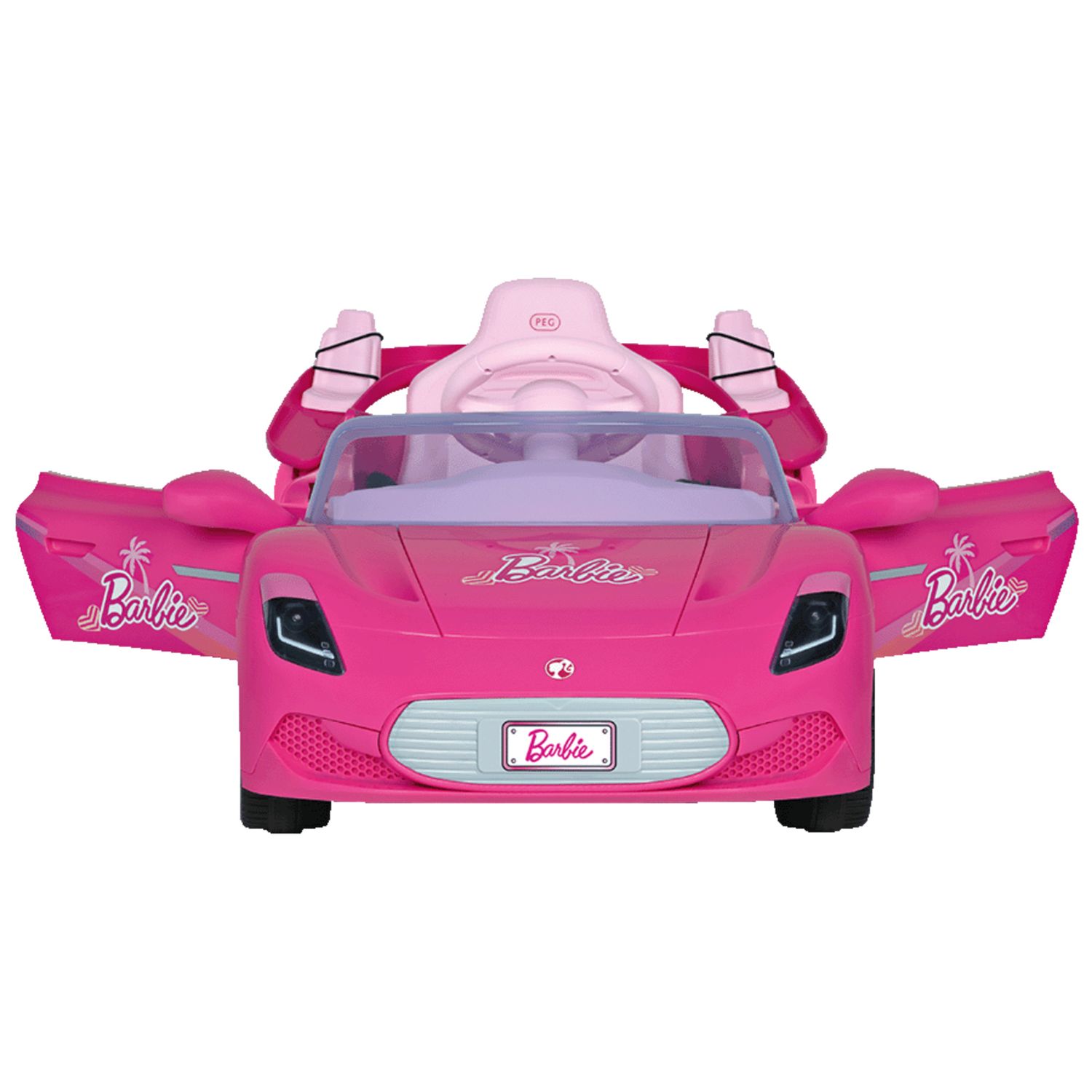 Barbie - veicolo elettrico radiocomando con luci, suoni e 2 sedili - Peg Perego