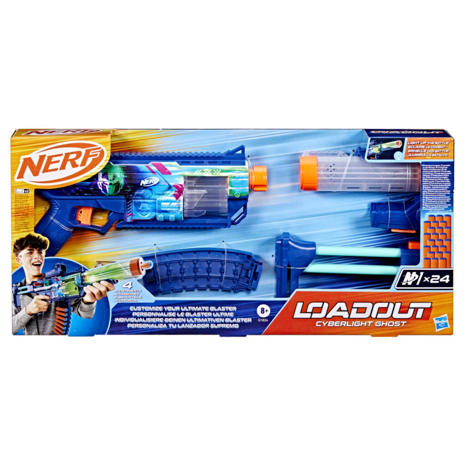 Blaster cyberlight ghost - nerf - NERF