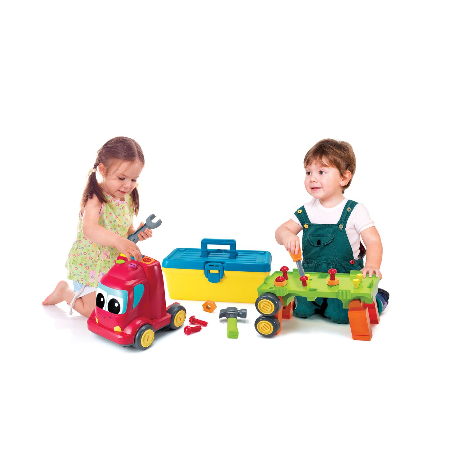Camion 3 in 1 con attrezzi e suoni realistici - 18m+ - B-KIDS