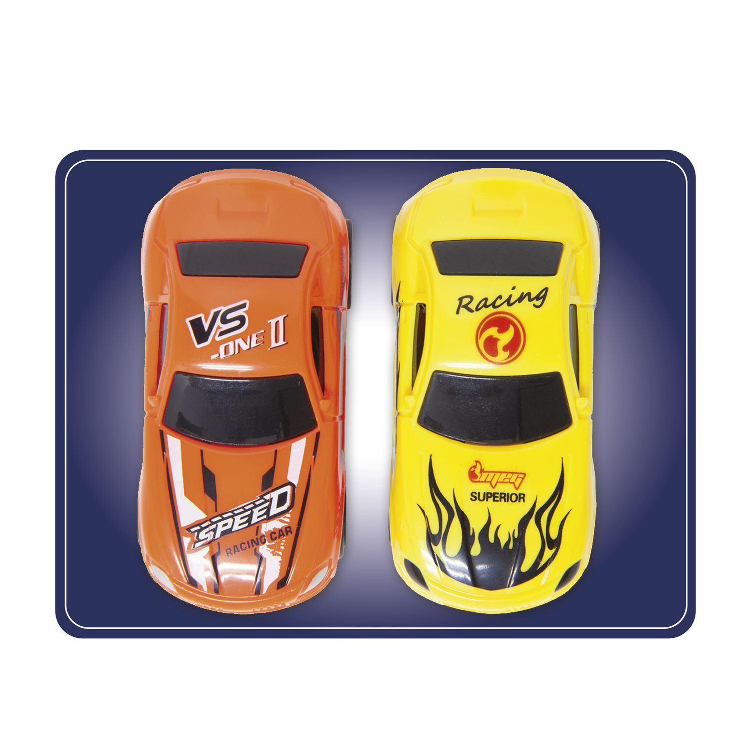 Downtown garage multipiano con pista e auto pull-back - 