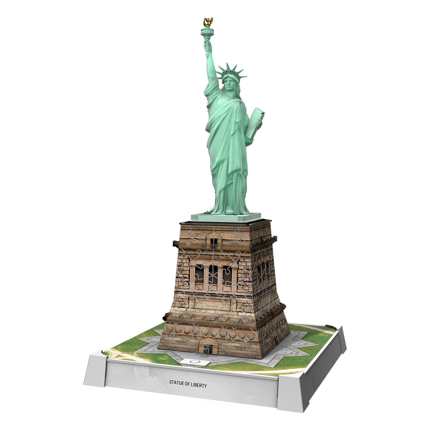 Puzzle 3d iconico: statua della libertà - replica dettagliata in un affascinante modello puzzle 3d - RAVENSBURGER