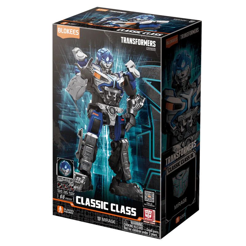 Blokees figures - transformers - classic class 06 - mirage - BLOKEES