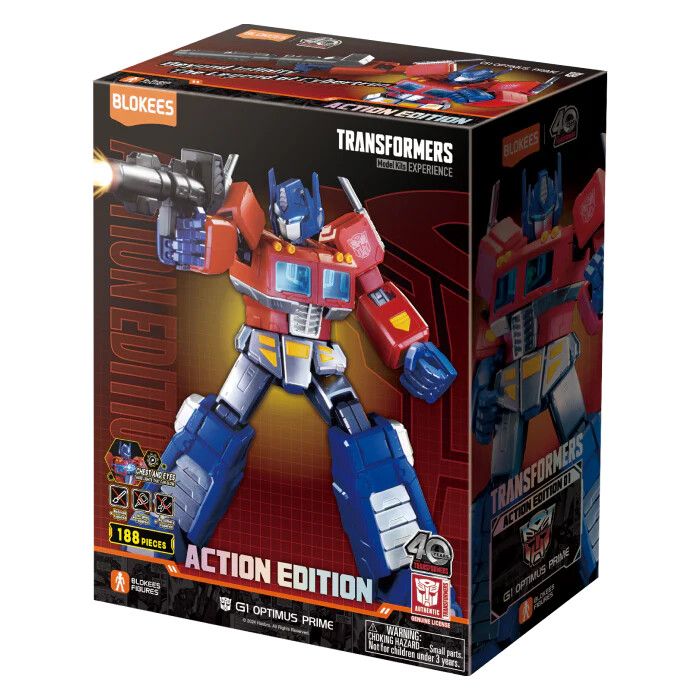 Blokees figures - transformers - action edition 01 - g1 optimus prime - BLOKEES