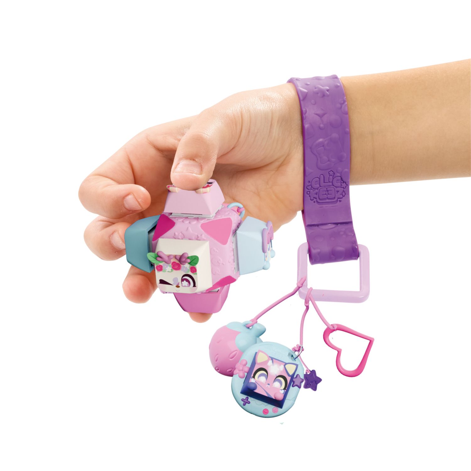 Clickeez - keychain - effetto asmr - fidget toy - 70 personaggi carini ed esclusivi da collezione - da 6 anni - 