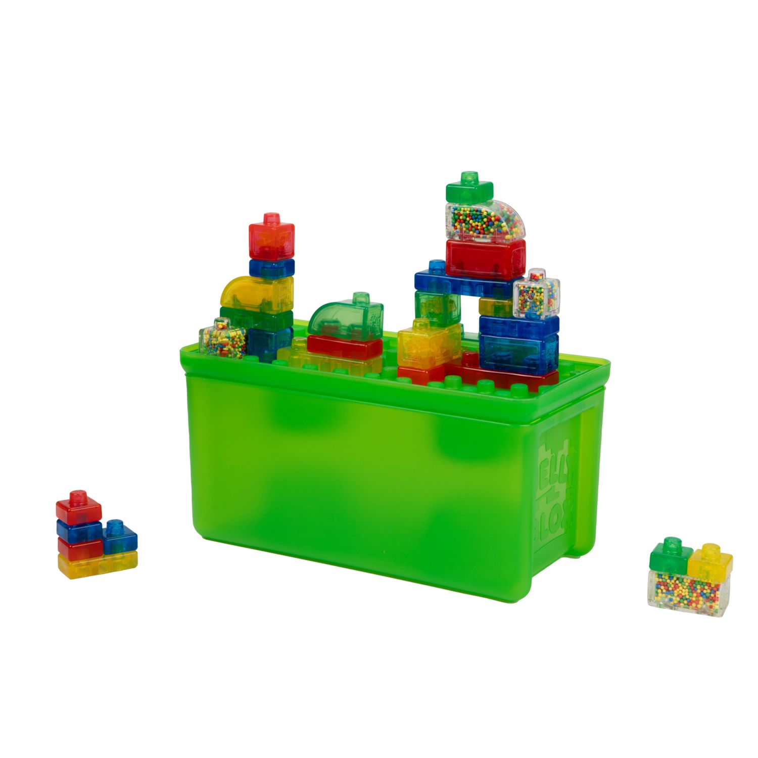Jelly blox - box 30 mattoncini - gioco di costruzione per bambini dai 2 anni - 
