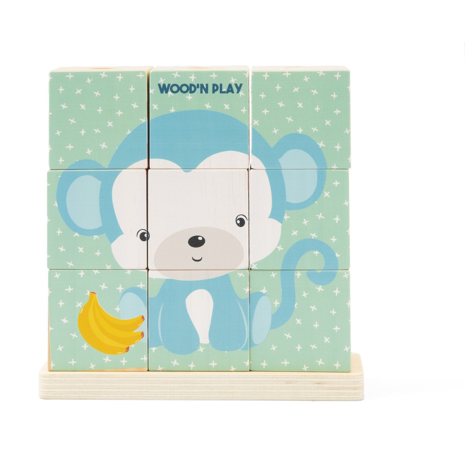 Puzzle a cubi - WOOD 'N' PLAY