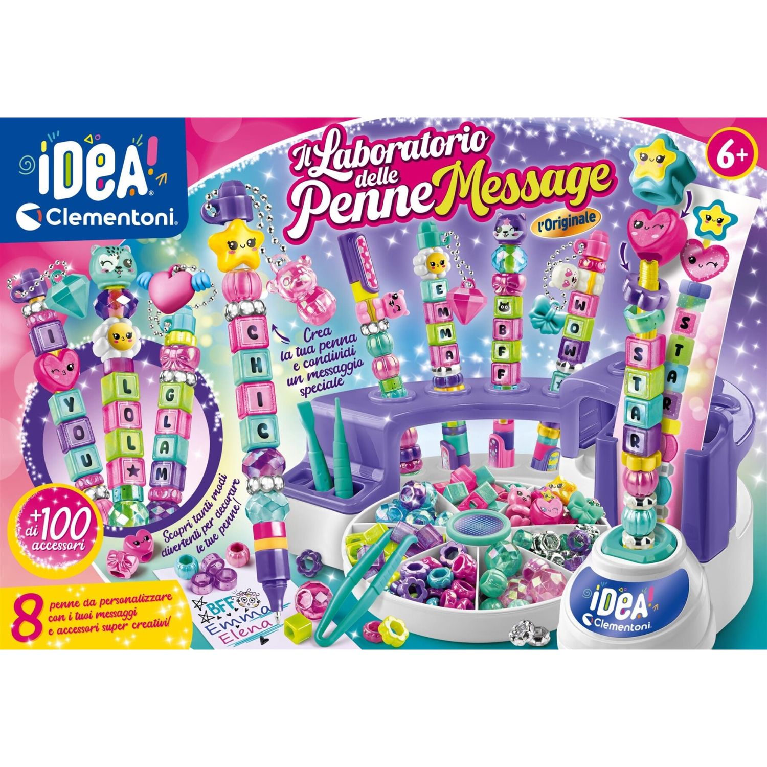 Clementoni - idea - laboratorio delle penne message - 18219 - CLEMENTONI