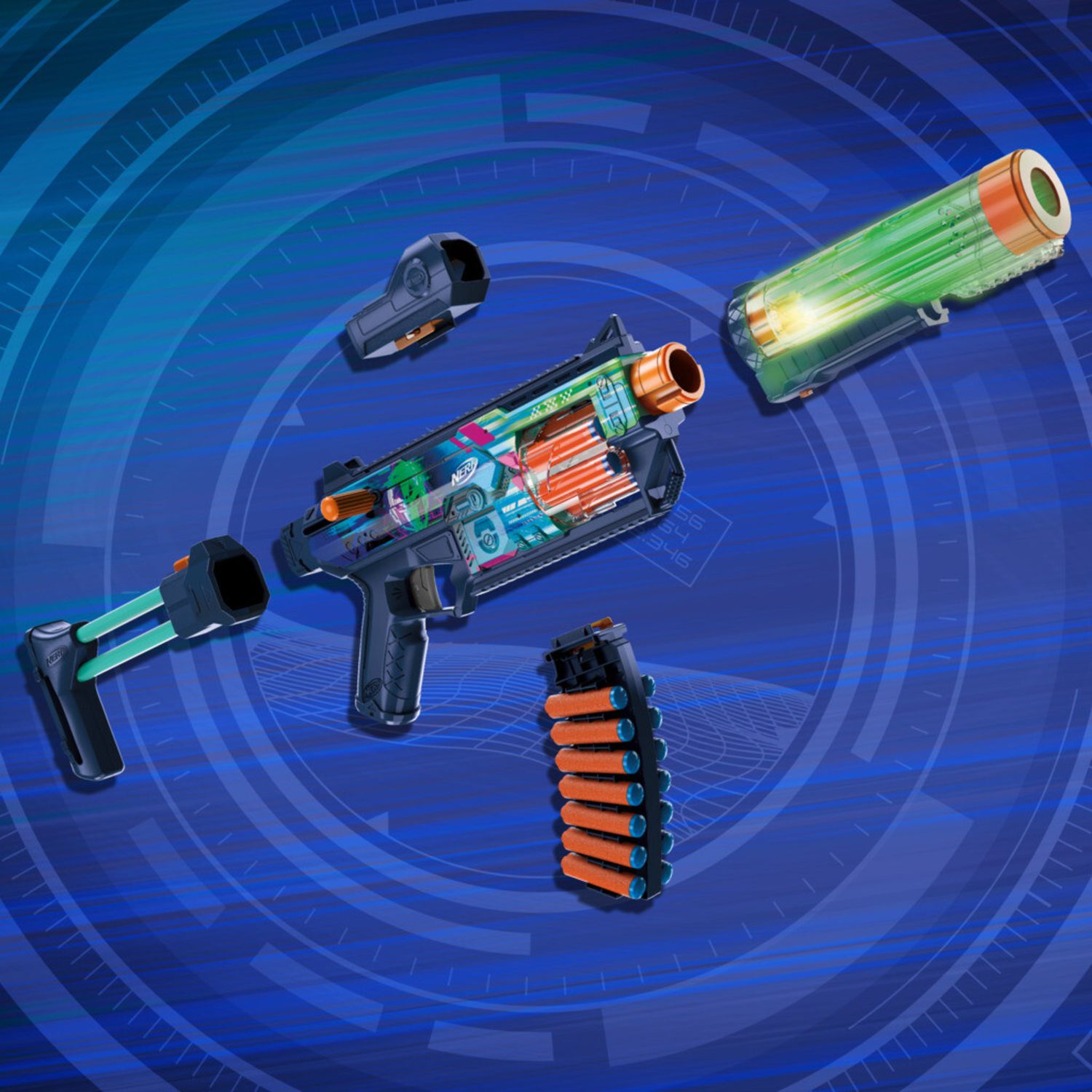 Blaster cyberlight ghost - nerf - NERF