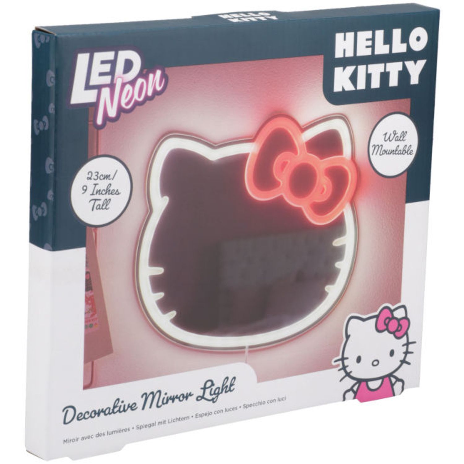 Hello kitty - lampada neon da muro 23cm decorativa - Hello Kitty