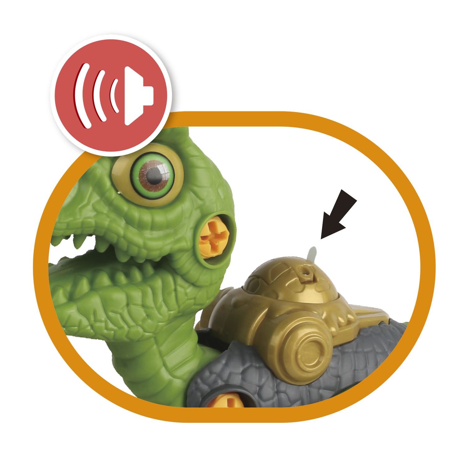 Dinosauro interattivo da montare con suoni e cacciavite - BABY SMILE