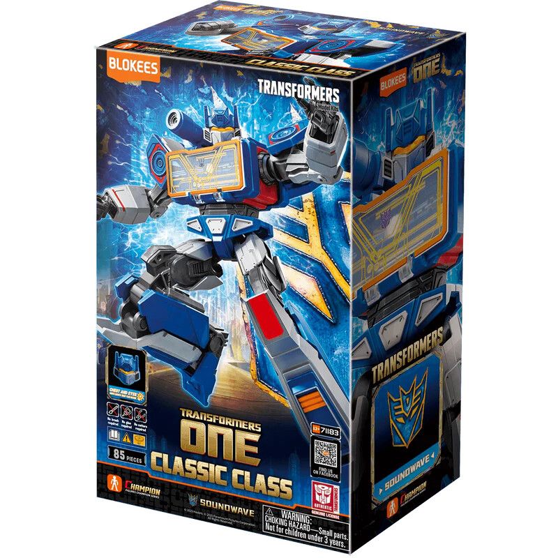 Blokees figures - transformers - classic class 17 - soundwave - BLOKEES