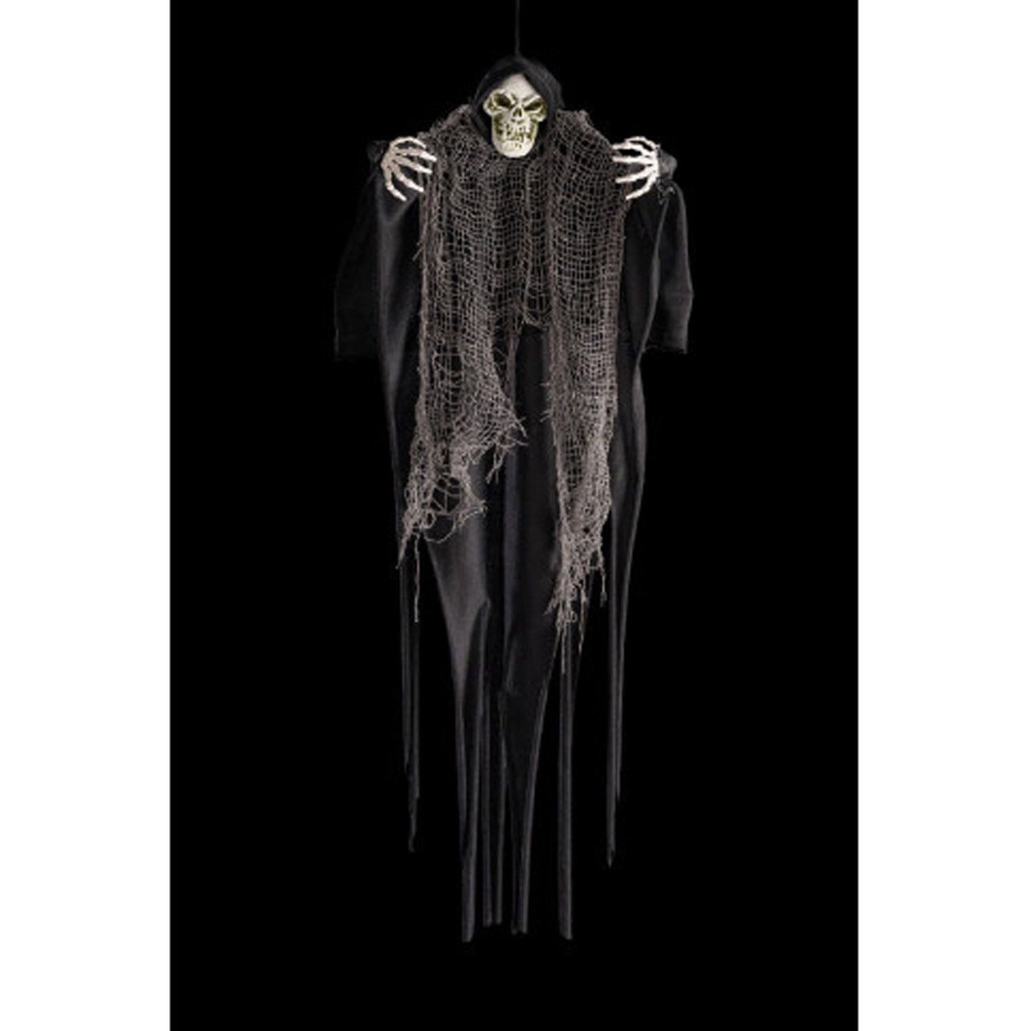 Scheletro appendibile con abito nero 70 cm - CARNIVAL TOYS
