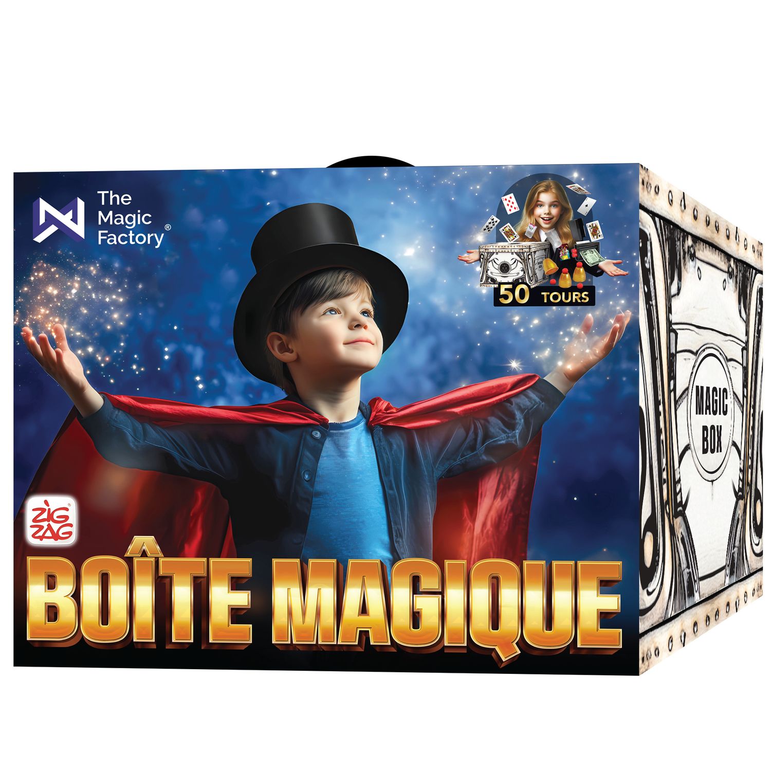 Scatola magica con 50 trucchi - kit magia per principianti - ZIG ZAG
