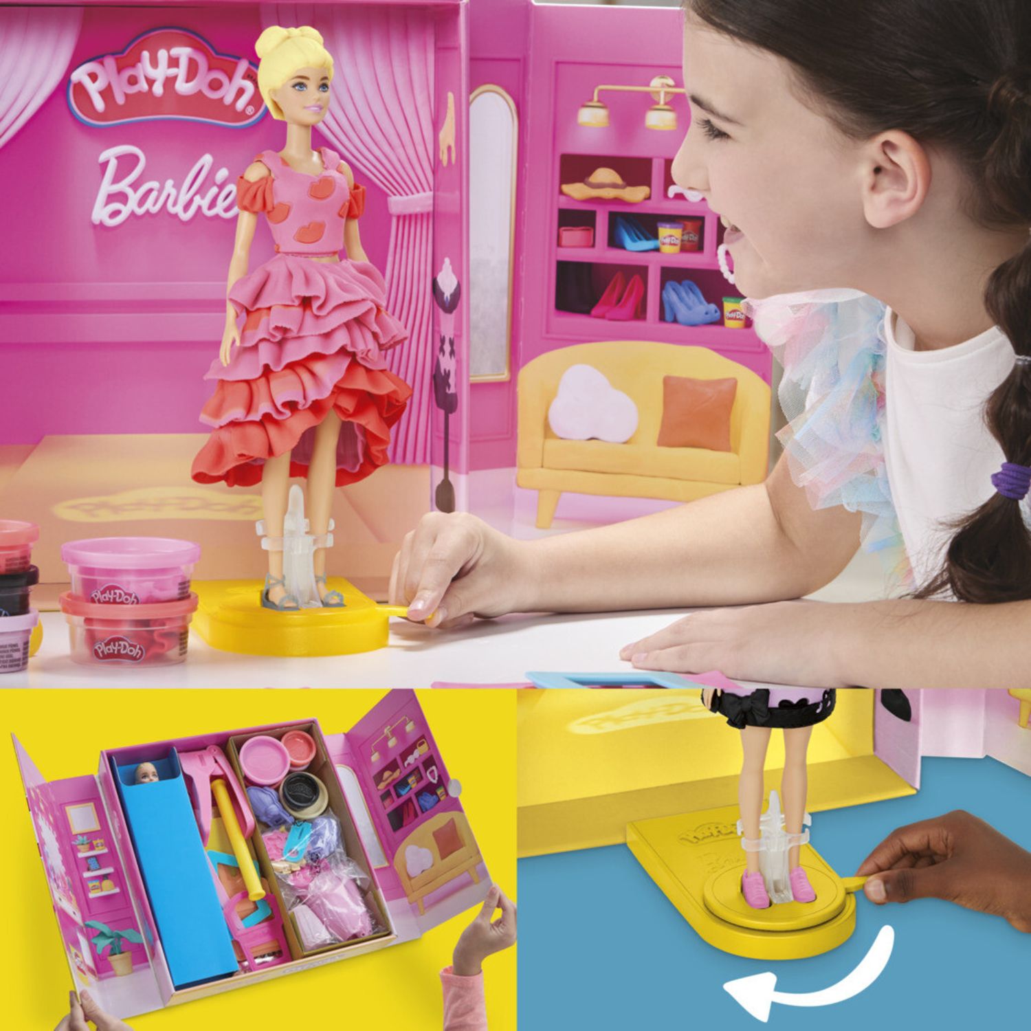Play-doh barbie designer fashion show - PLAY-DOH, Barbie