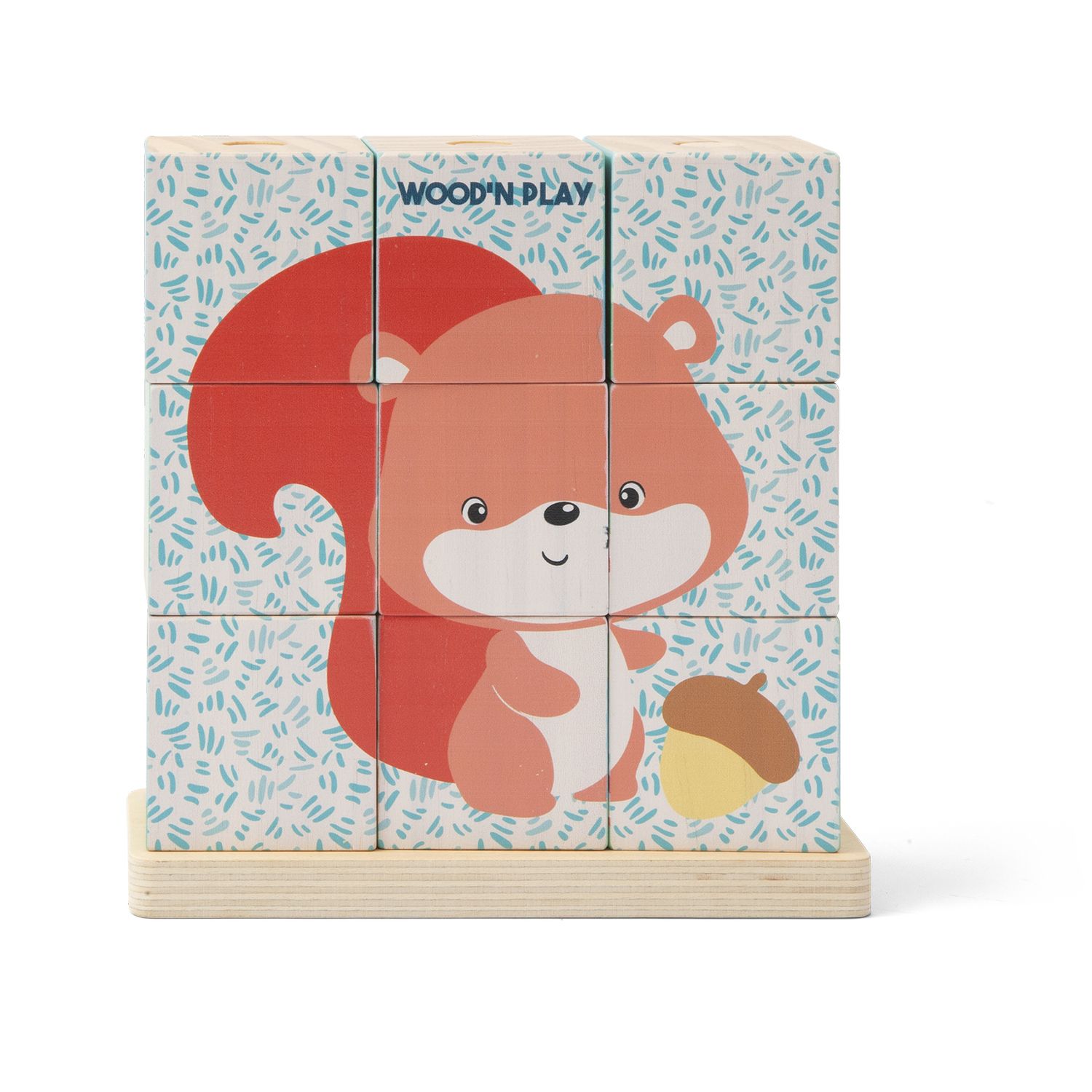 Puzzle a cubi - WOOD 'N' PLAY