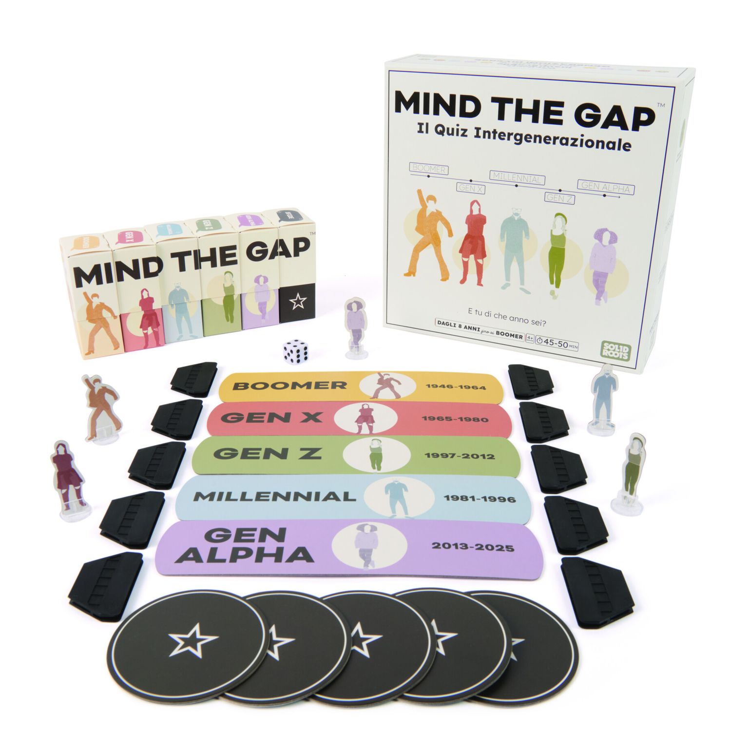 Mind the gap – quiz intergenerazionale 2.000 domande 8+ - spin master - SPIN MASTER