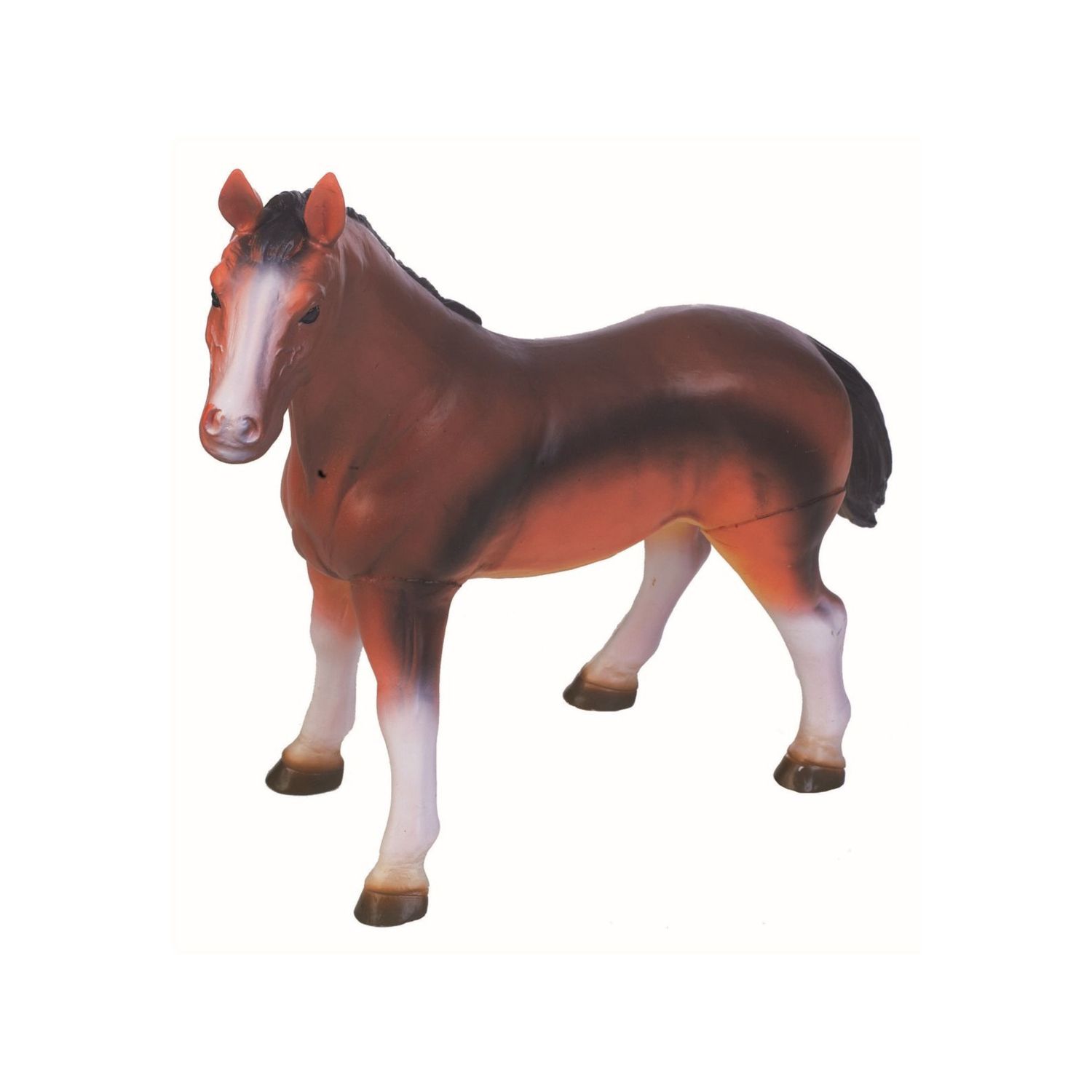 Cavallo morbido 46 cm - assortito - collezione farm collection - ANIMAL WORLD