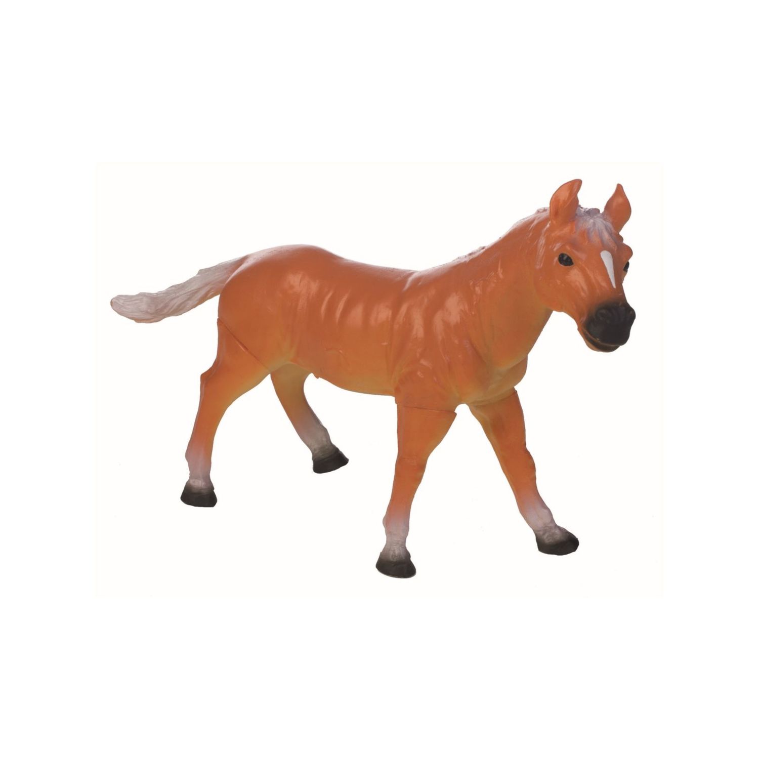 Cavallo morbido 46 cm - assortito - collezione farm collection - ANIMAL WORLD
