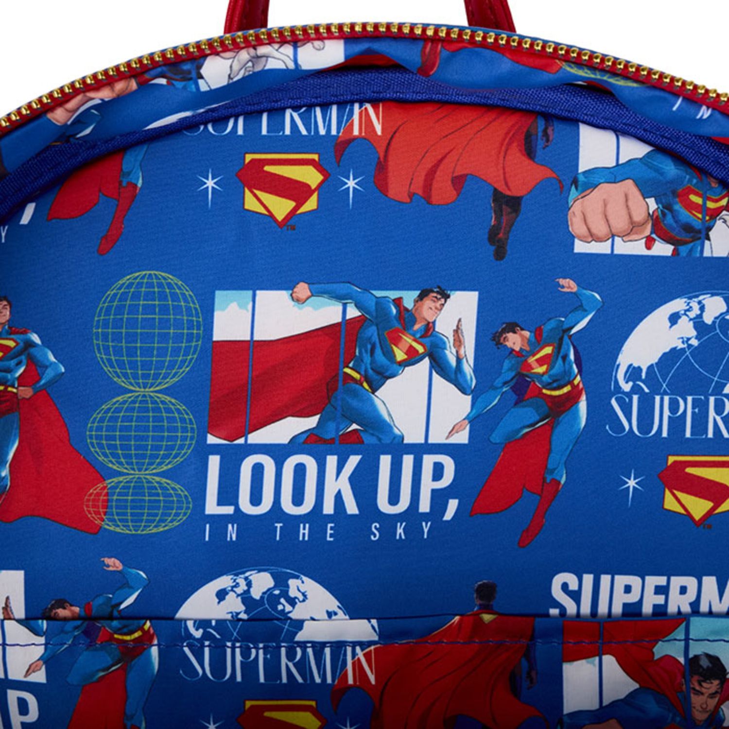 Funko loungefly - mini zaino pop culture in poliestere superman - SUPERMAN