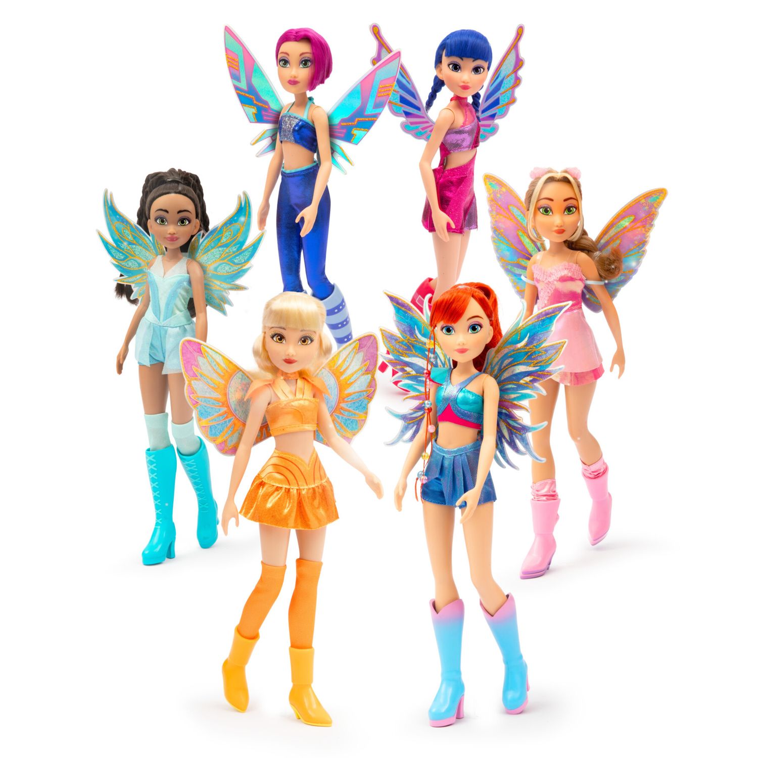 Bambola singola winx fairy - 6 modelli: bloom, stella, flora, tecna, musa, aisha - WINX