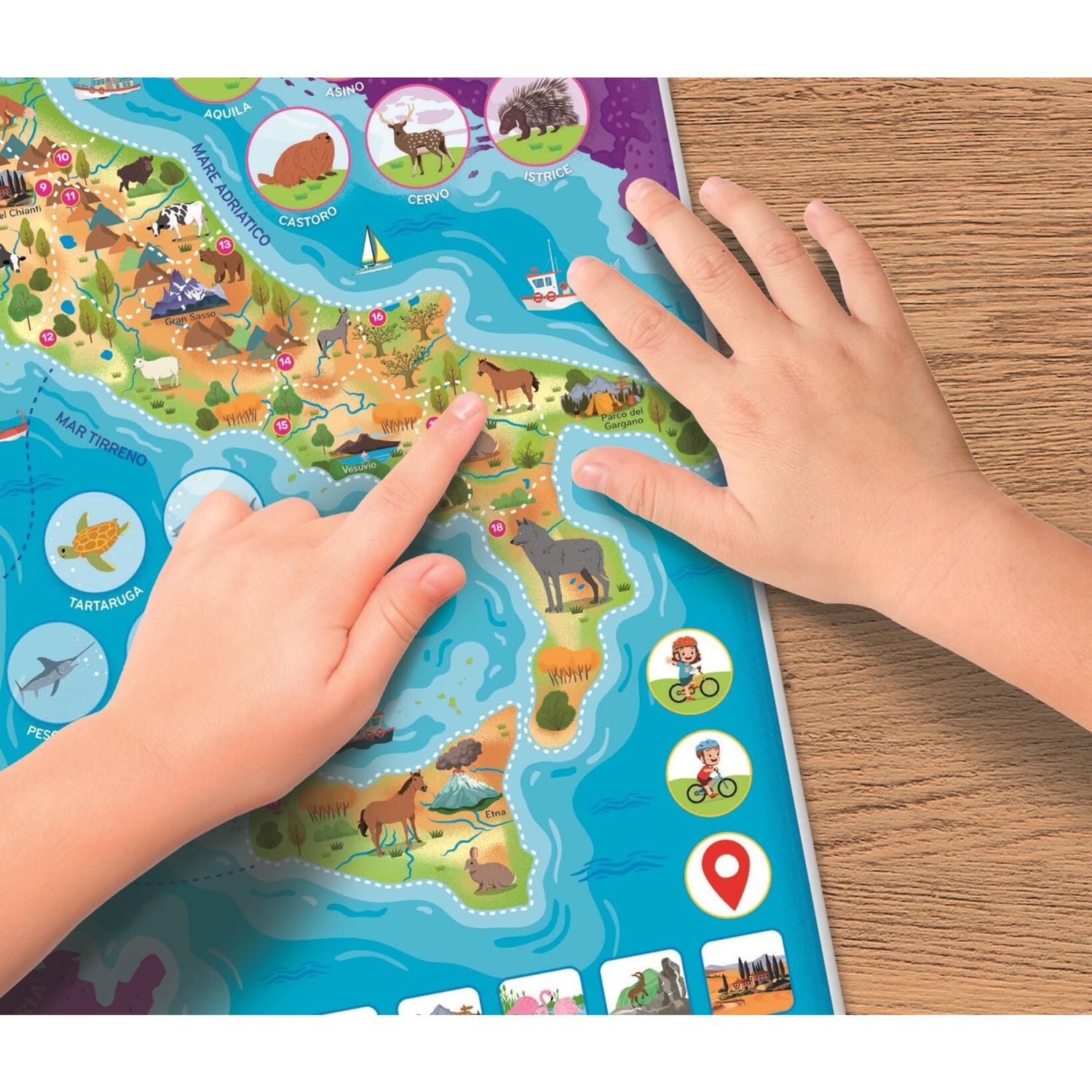 Clementoni - italia magnetica  - 16690 - CLEMENTONI, SAPIENTINO