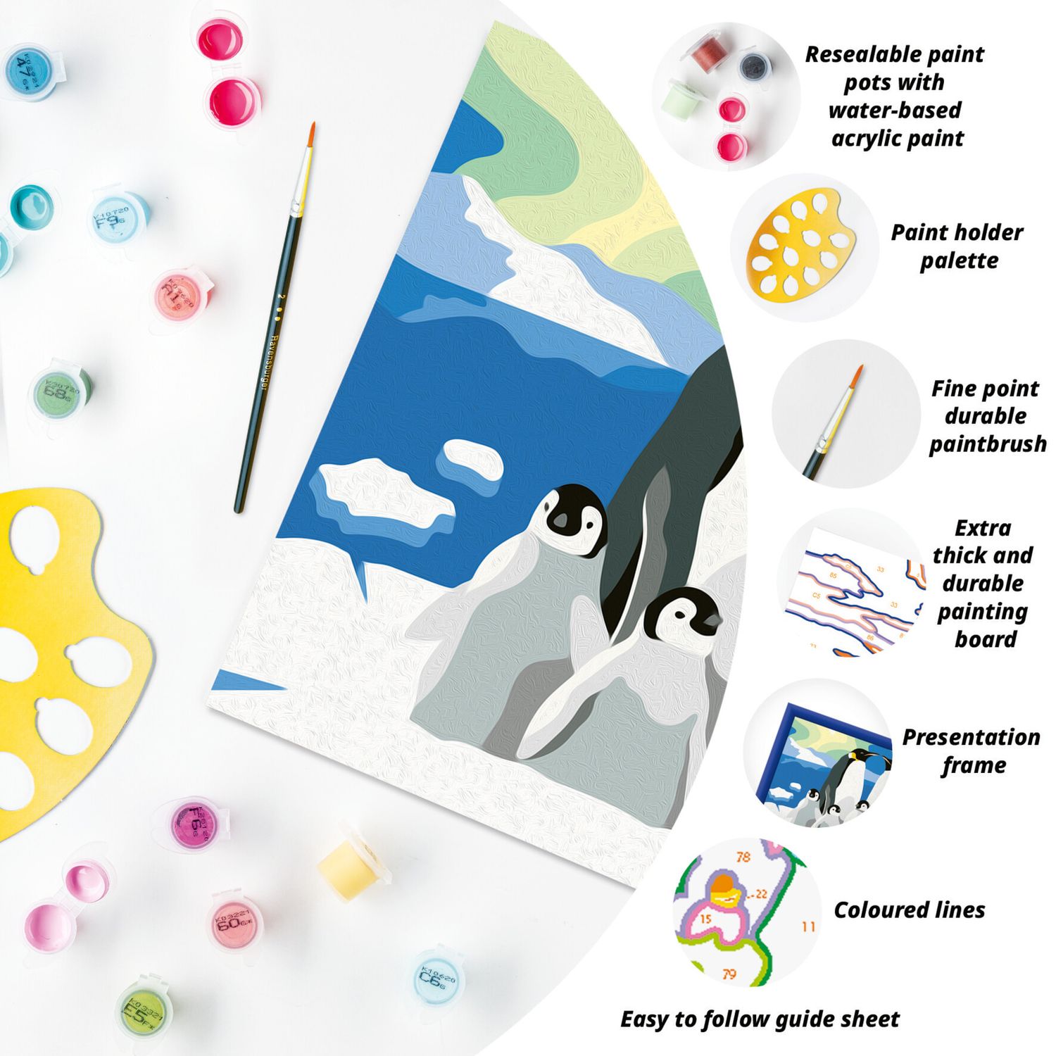 Ravensburger - creart la famiglia di pinguini 9+ - RAVENSBURGER